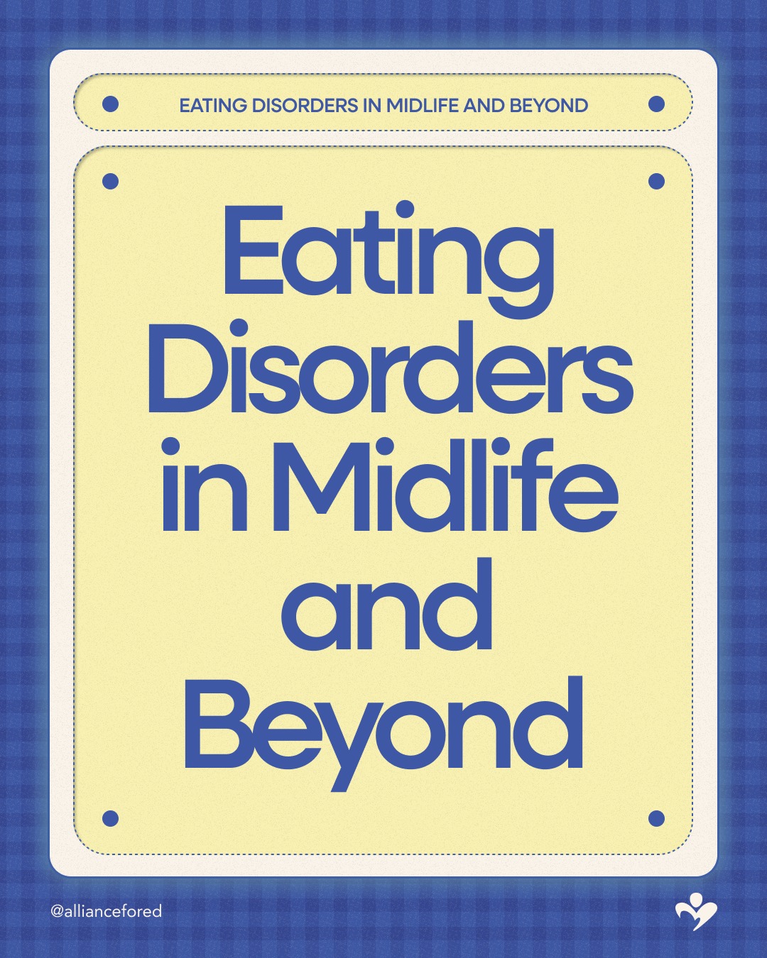 National Alliance for Eating Disorders Facebook ad: Eating disorders can affect individuals of all ages…
