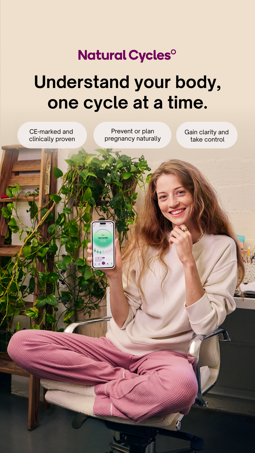 Natural Cycles Facebook ad