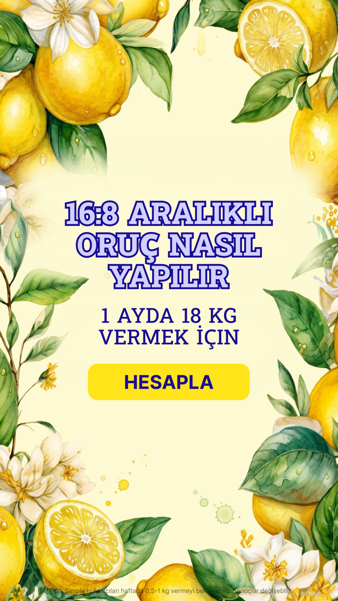 Simple Fasting App Facebook ad