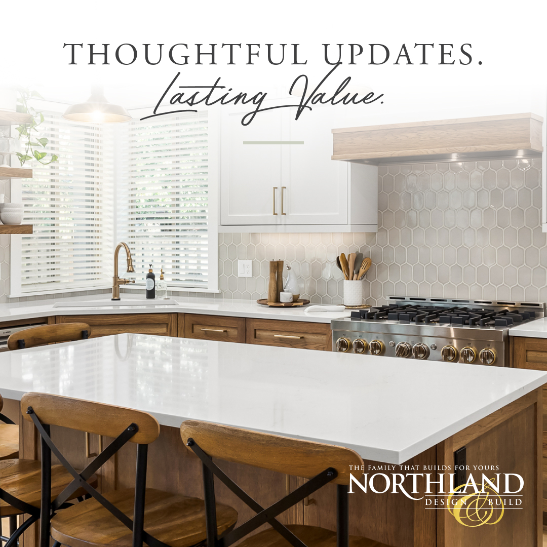 Northland Design & Build Facebook ad: Most kitchens and bathrooms built in the 90s…