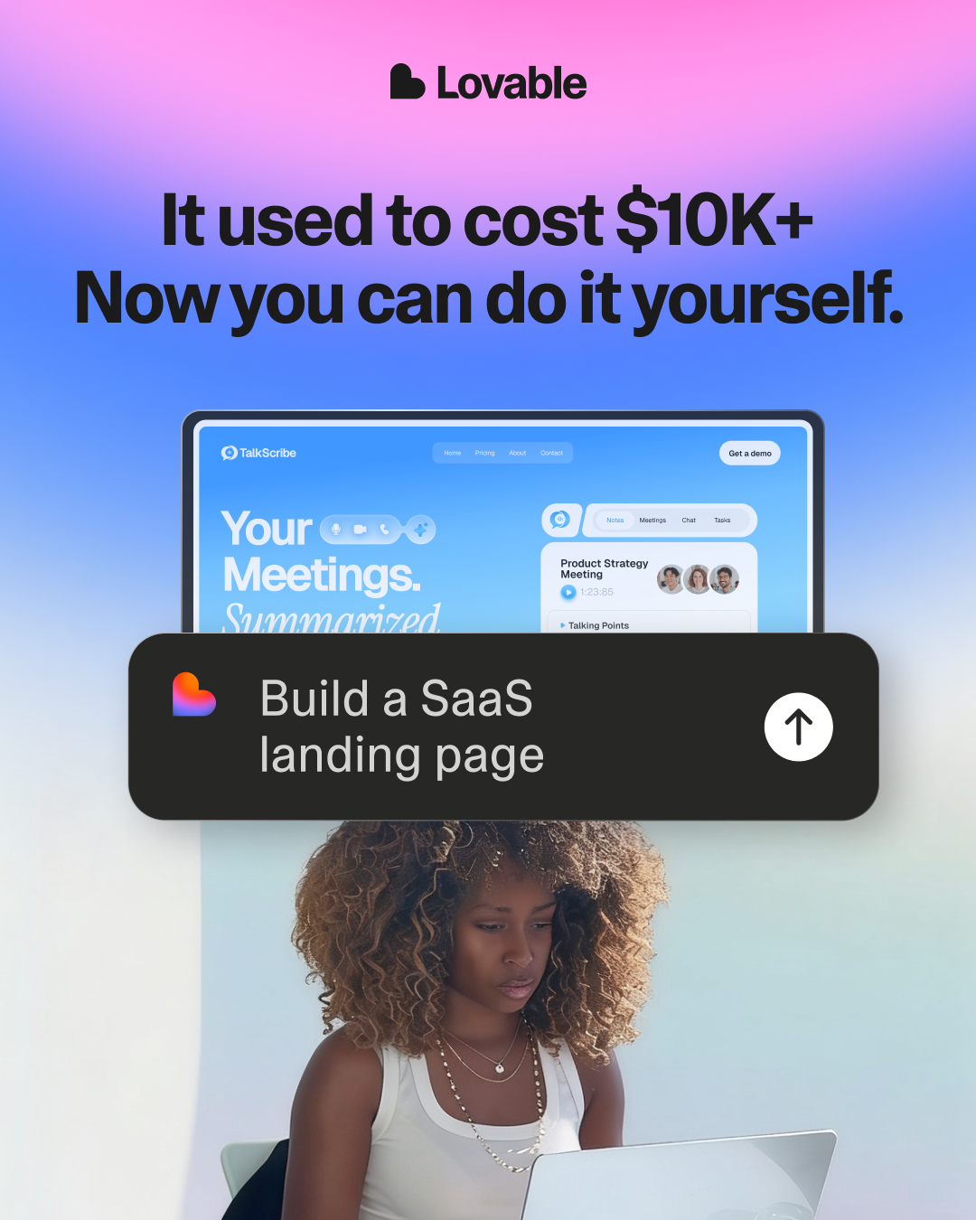 Lovable.dev Facebook ad