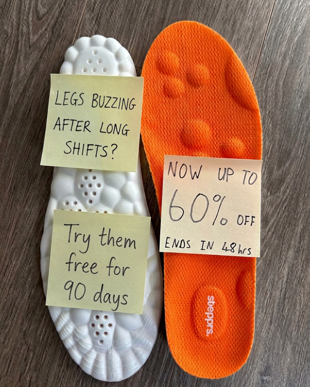 Stepprs Facebook ad
