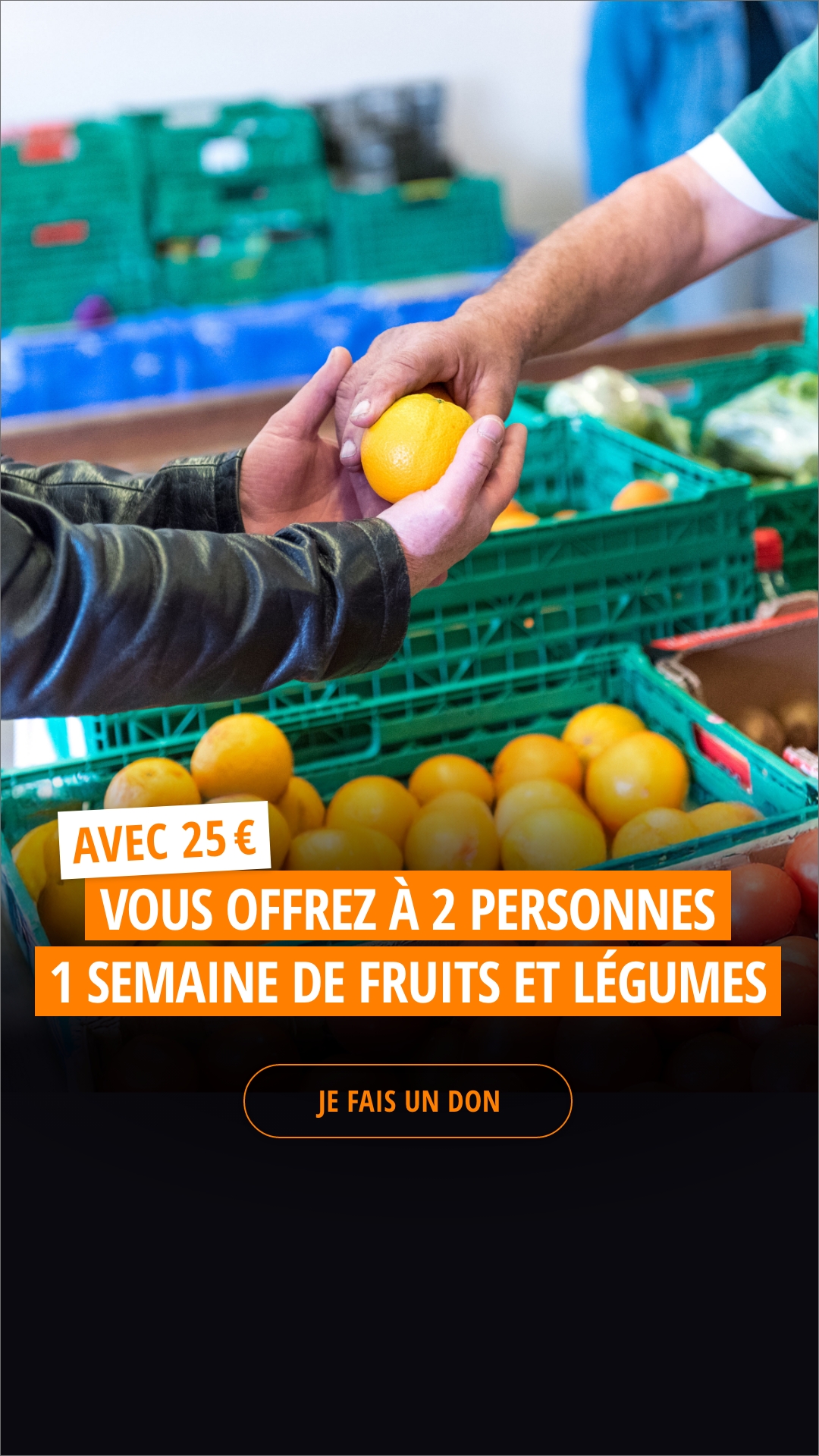 Banques Alimentaires Facebook ad from Jul 23, 2025