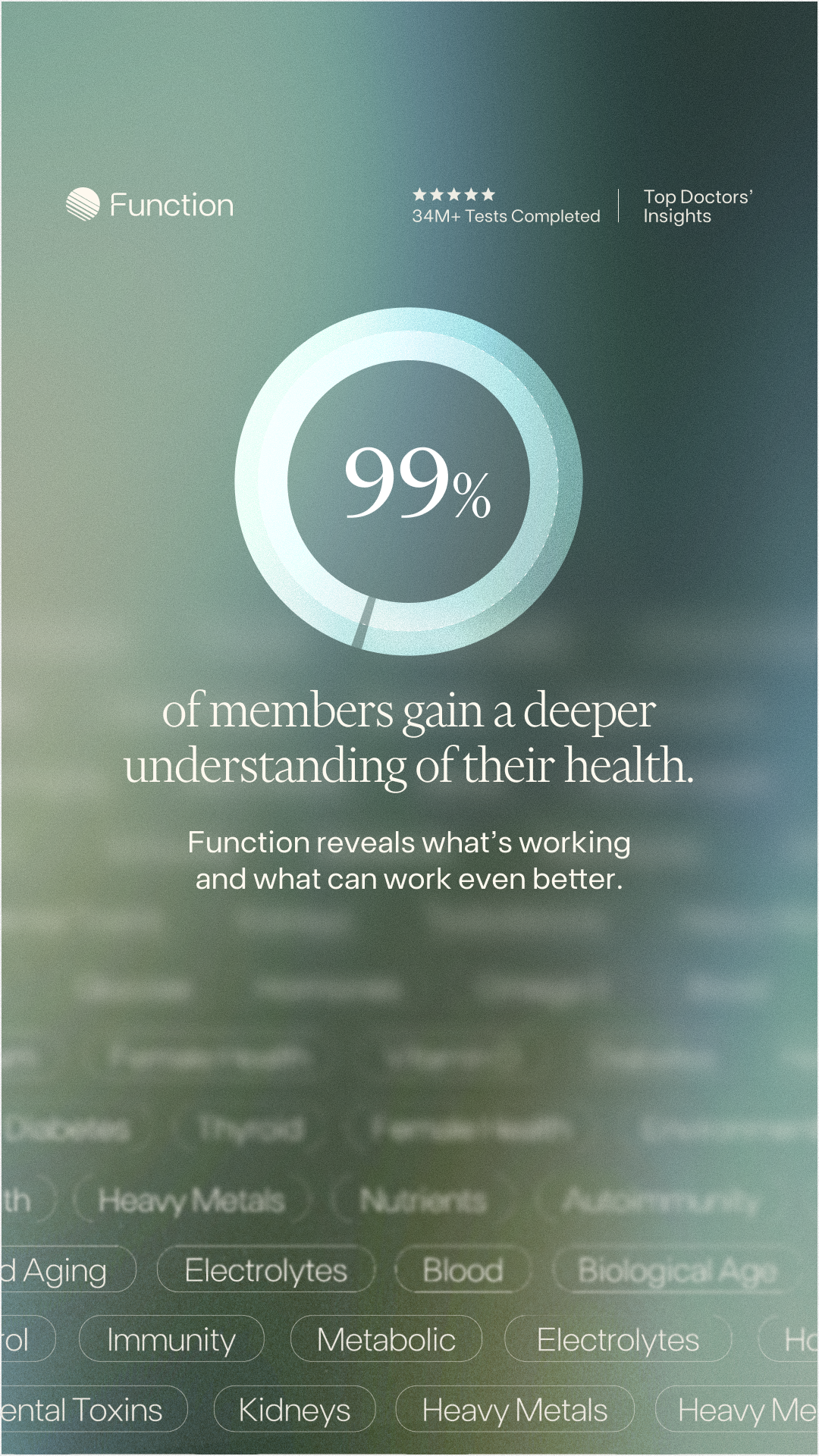 Function Health Facebook ad