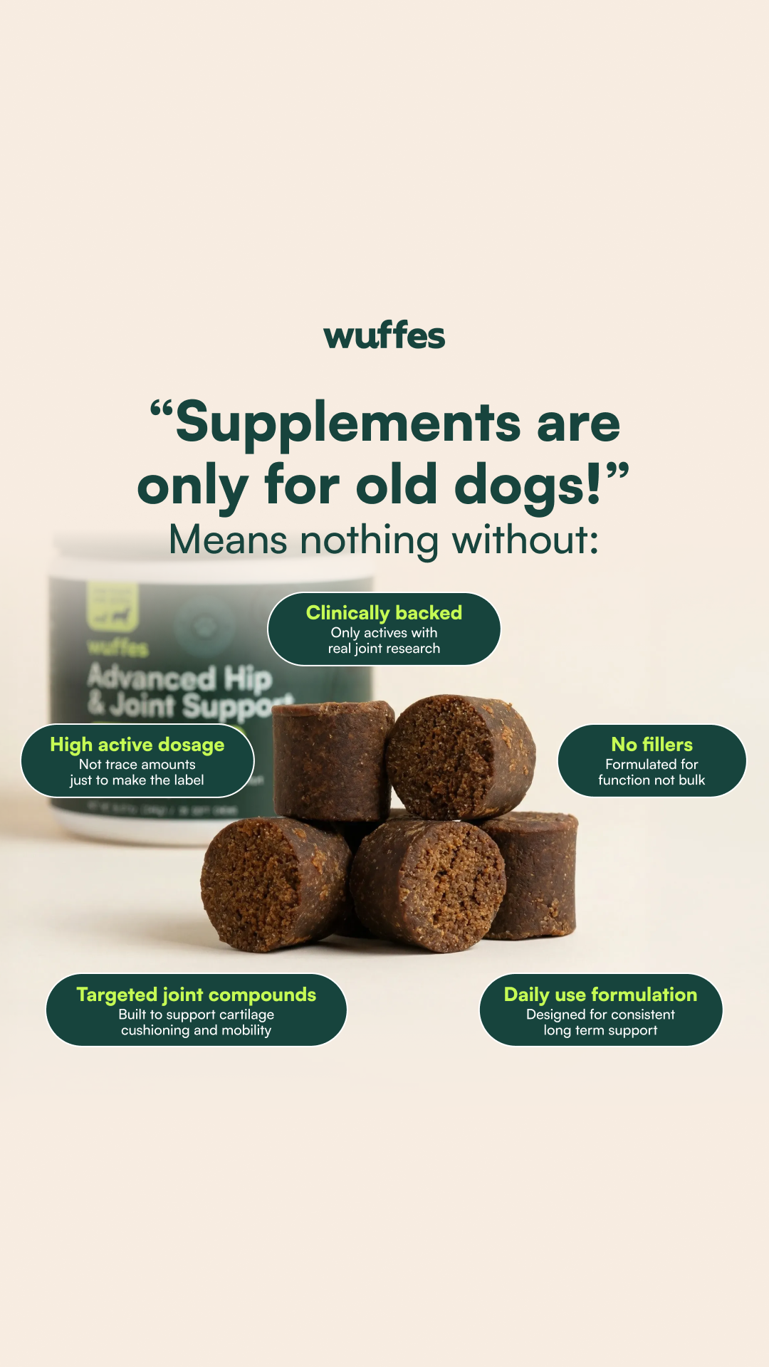 Wuffes Facebook ad