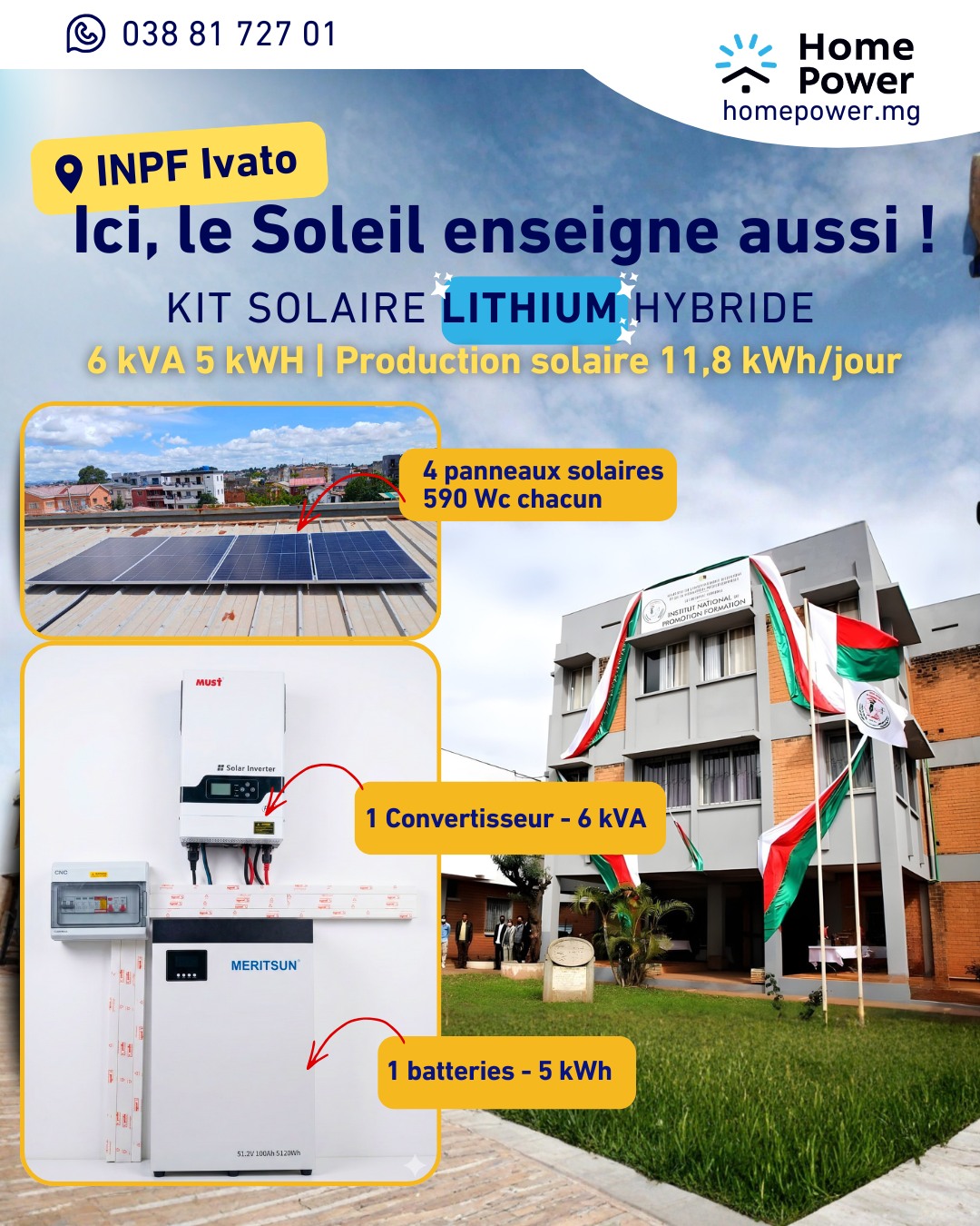 Home Power Madagascar Facebook ad