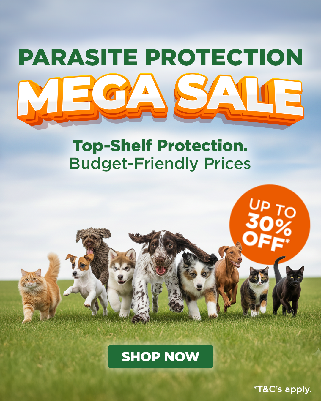 Budget Pet Products Facebook ad