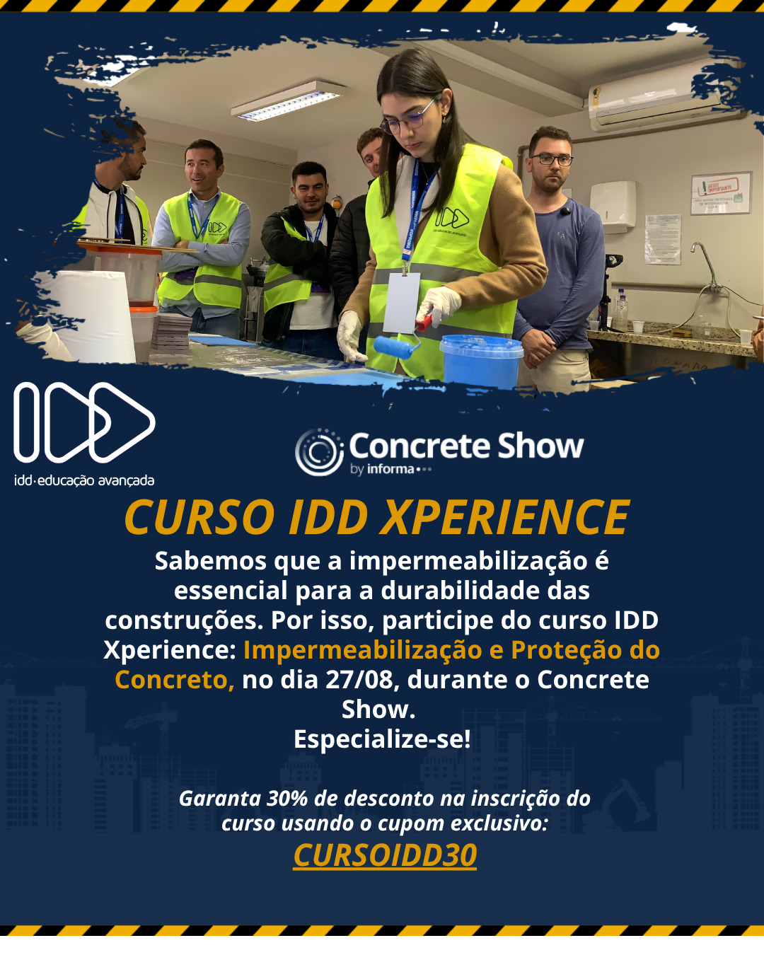 Concrete Show Facebook ad: CURSO IDD XPERIENCE | Concrete Show
