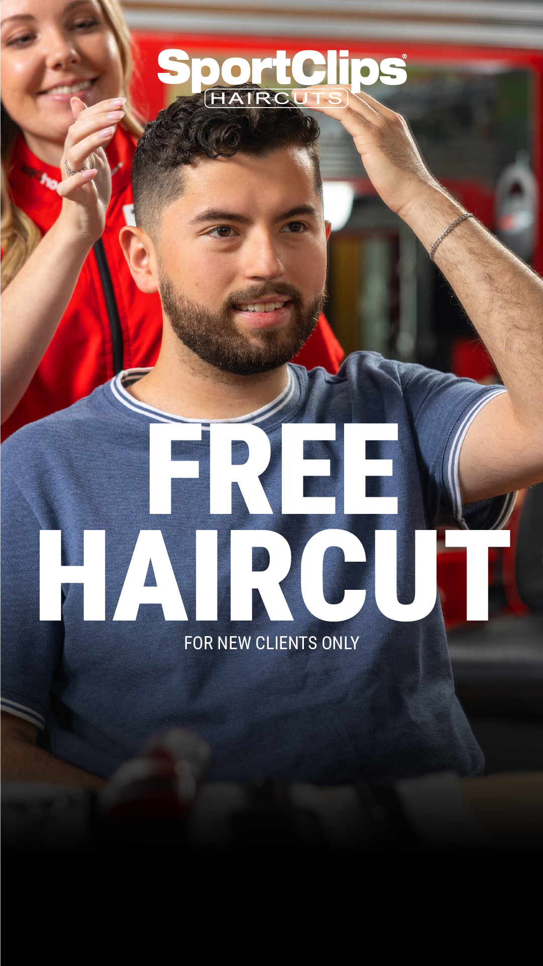 Sport Clips Haircuts Facebook ad