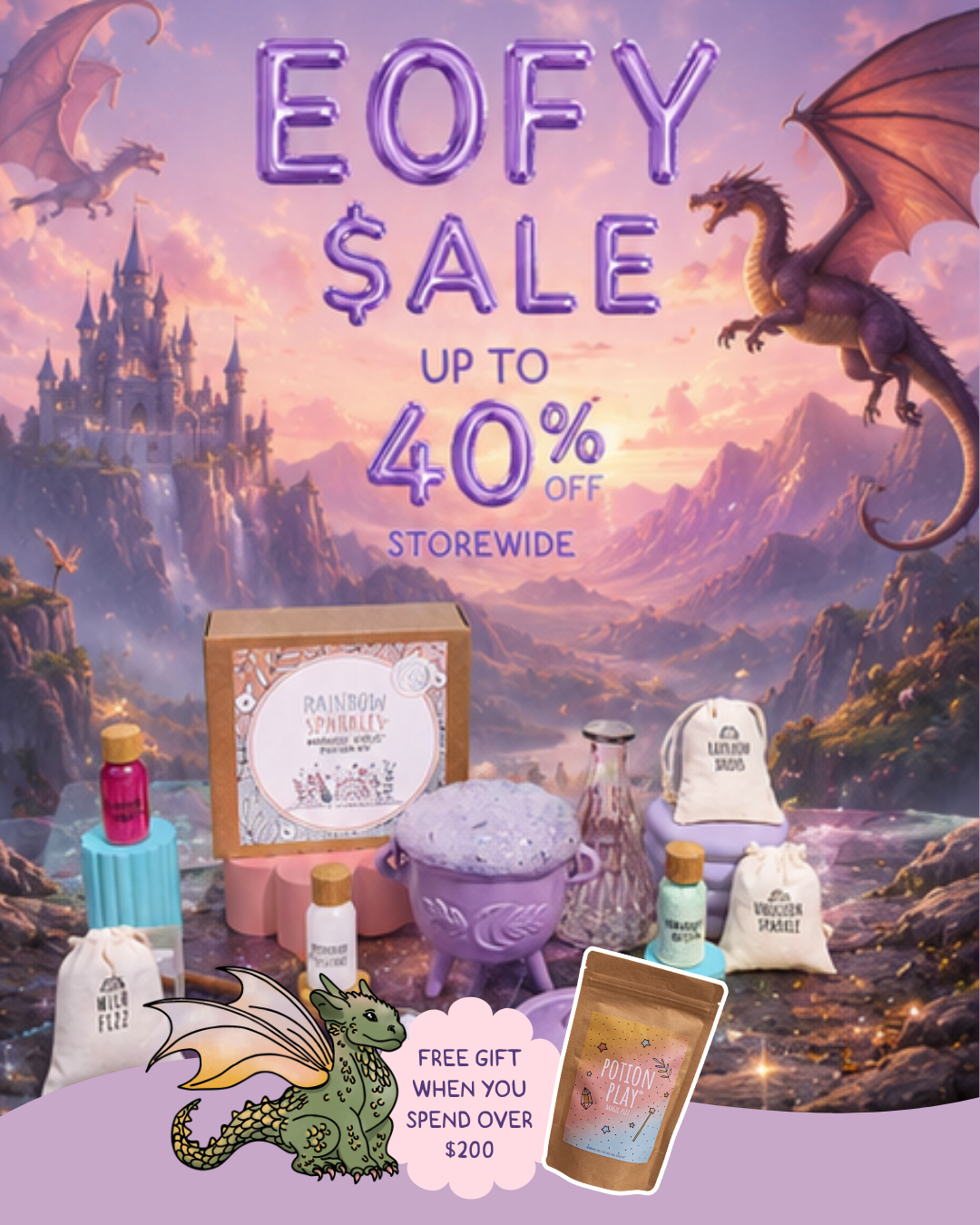 The Little Potion Co Facebook ad