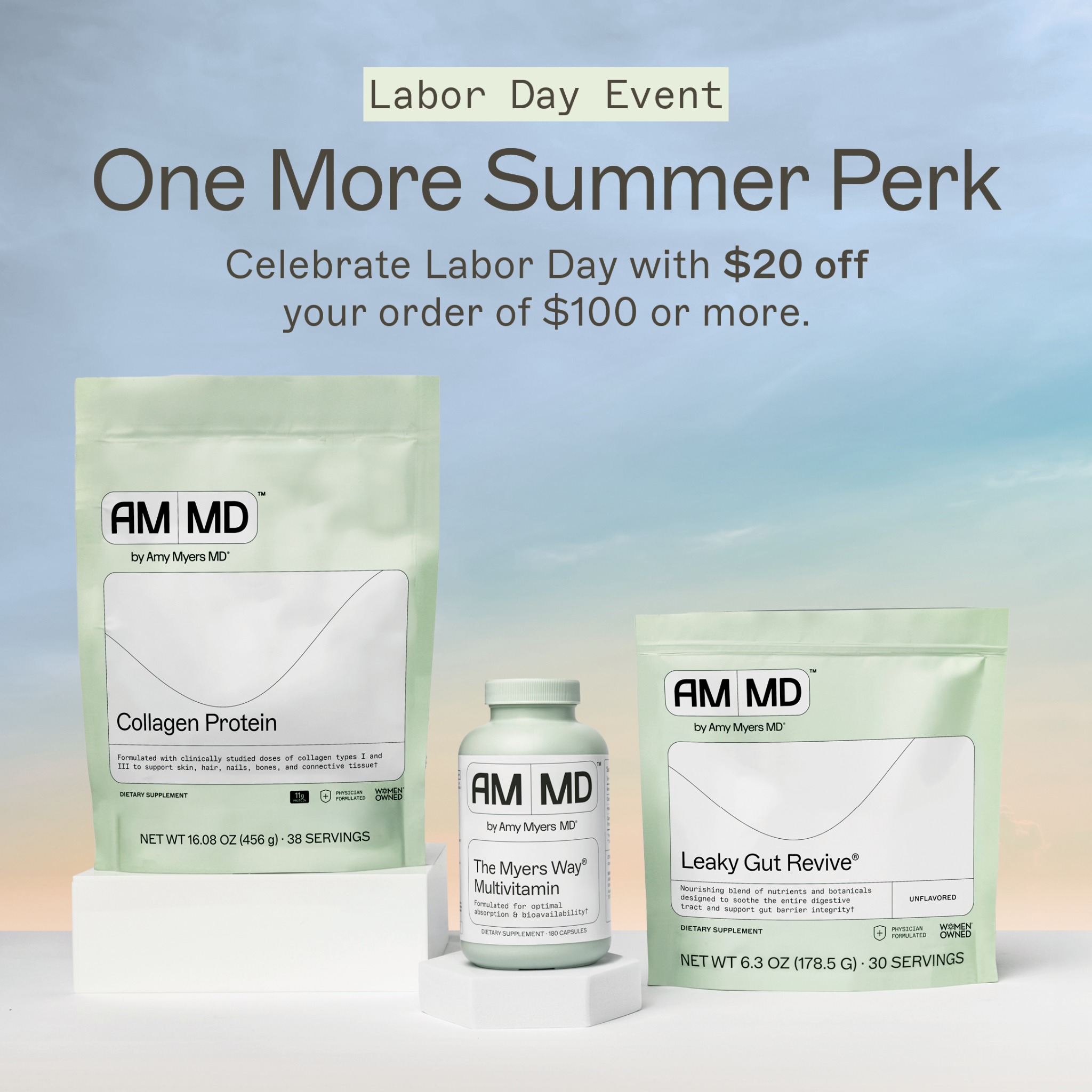 Amy Myers MD Facebook ad: End Summer Feeling Your Best