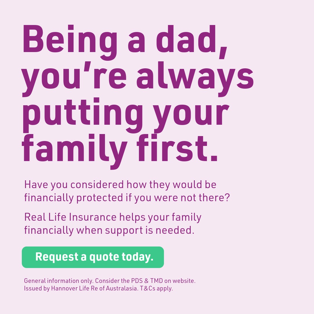 Real Insurance Facebook ad