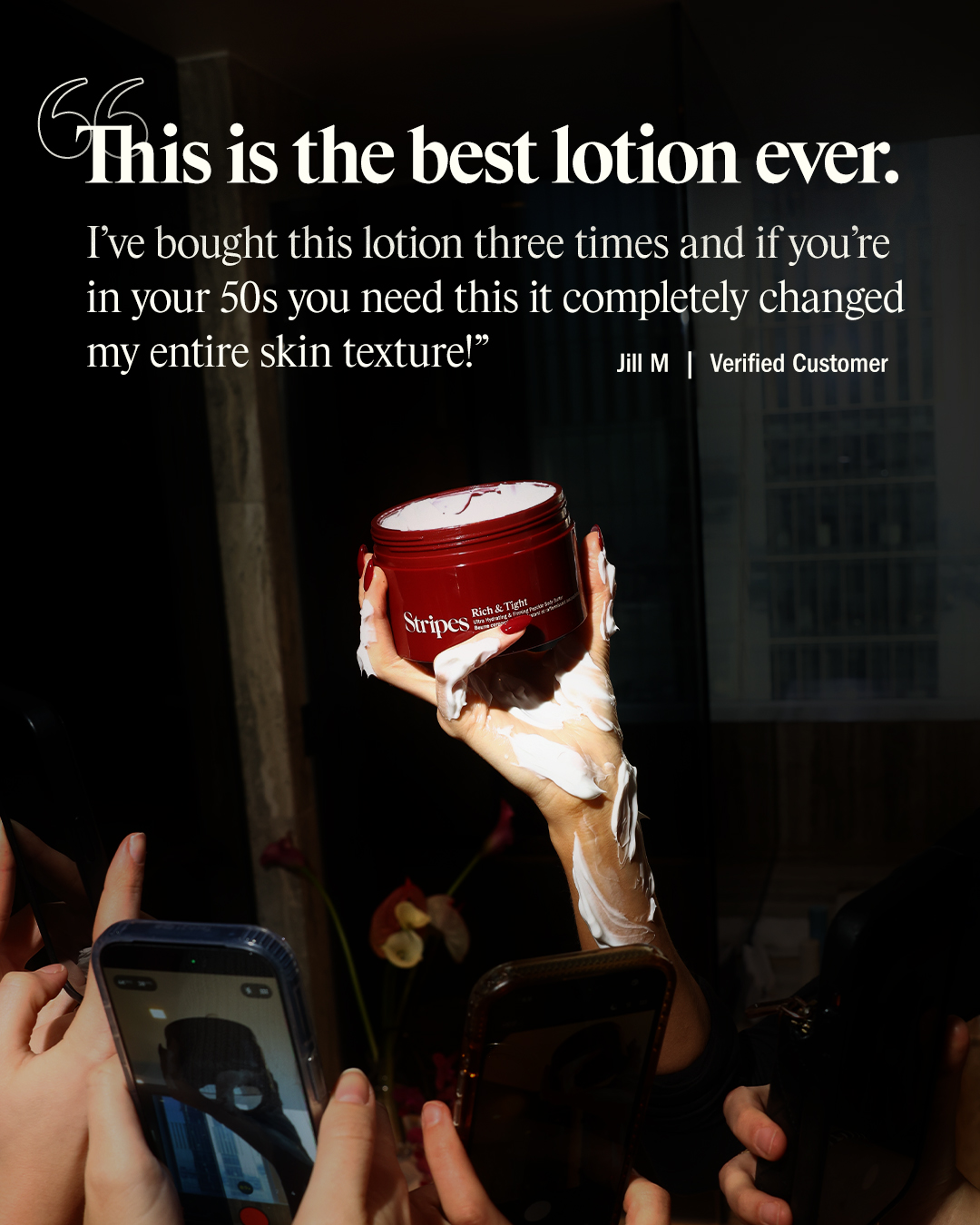 Stripes Beauty Facebook ad