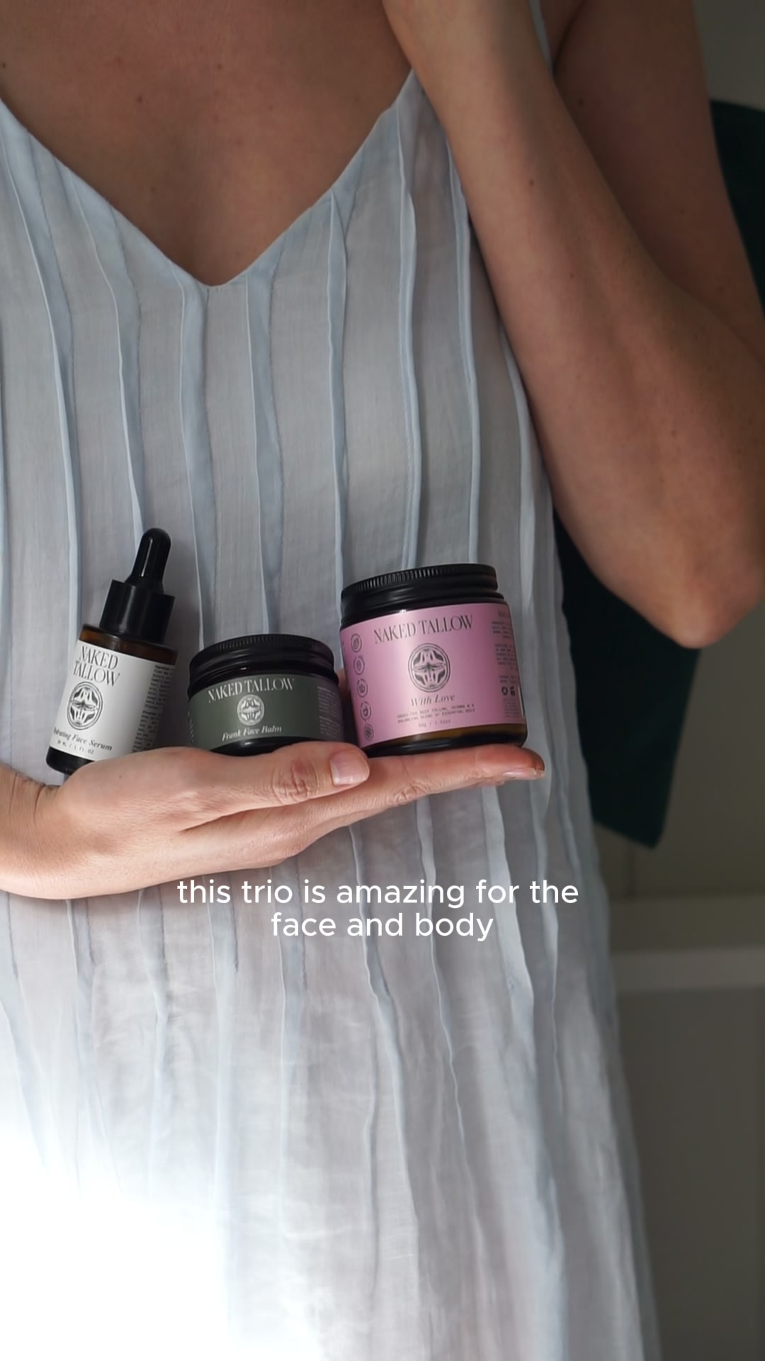 Naked Tallow Facebook ad: FREE $60 GIFT IN OUR WITH LOVE BUNDLE