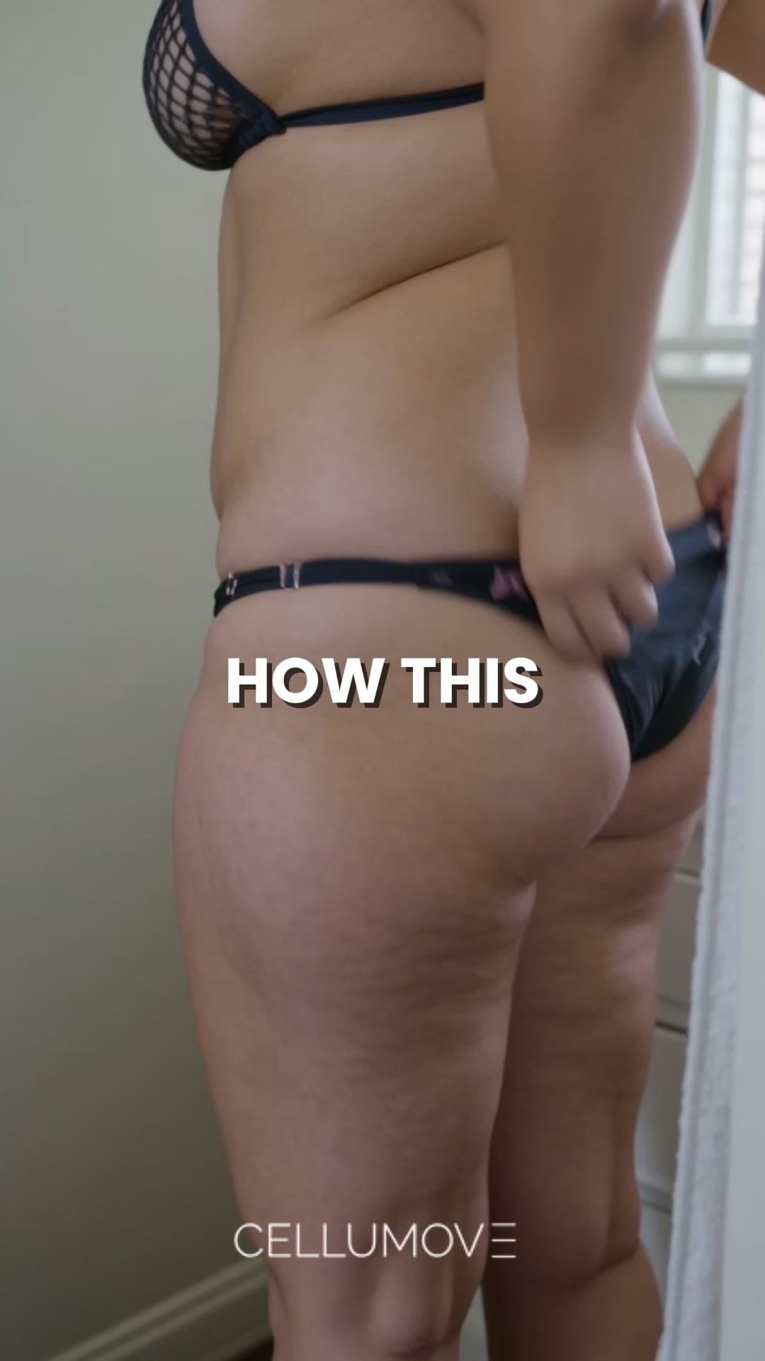 Cellumove WorldWide Facebook ad: Dimples Belong on Cheeks, Not Thighs.