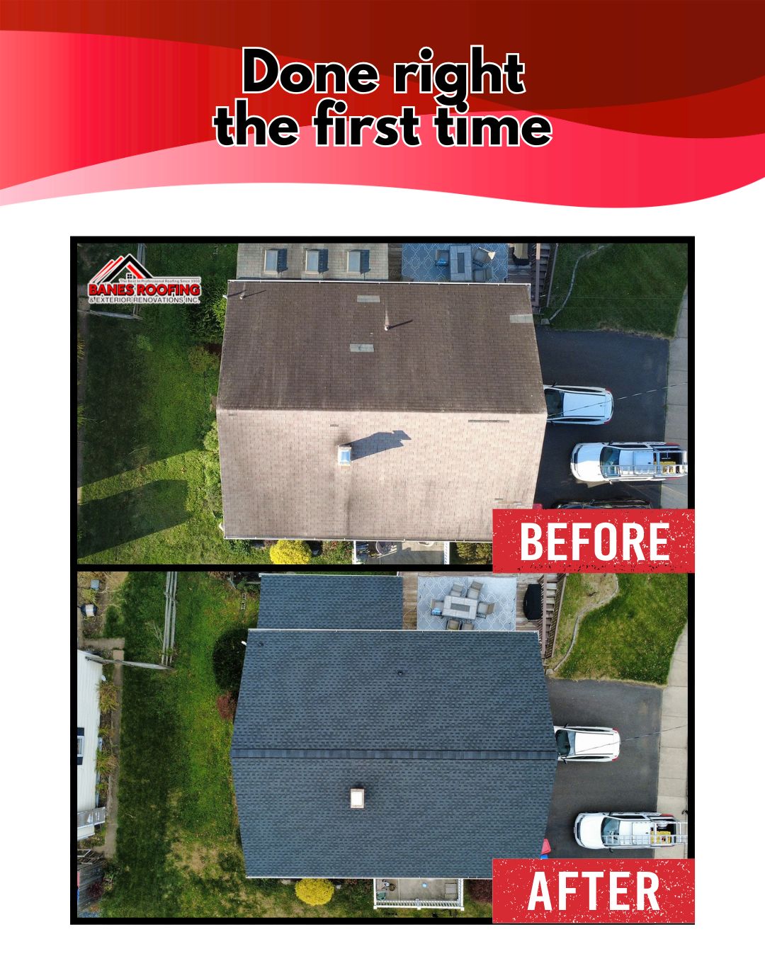 Banes Roofing, Inc. Facebook ad
