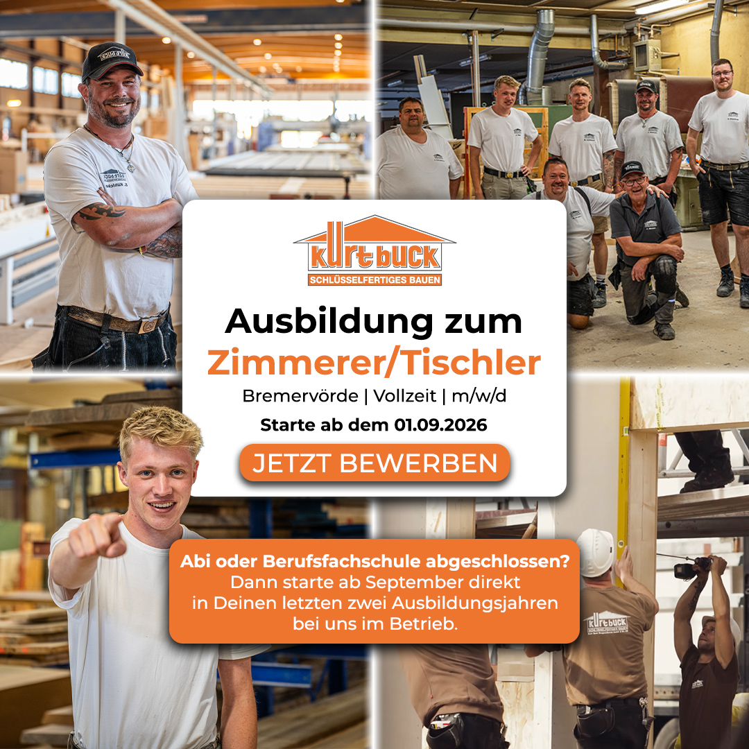 Kurt Buck Baugesellschaft Facebook ad: Du suchst eine Ausbildung, bei der Du wirklich…