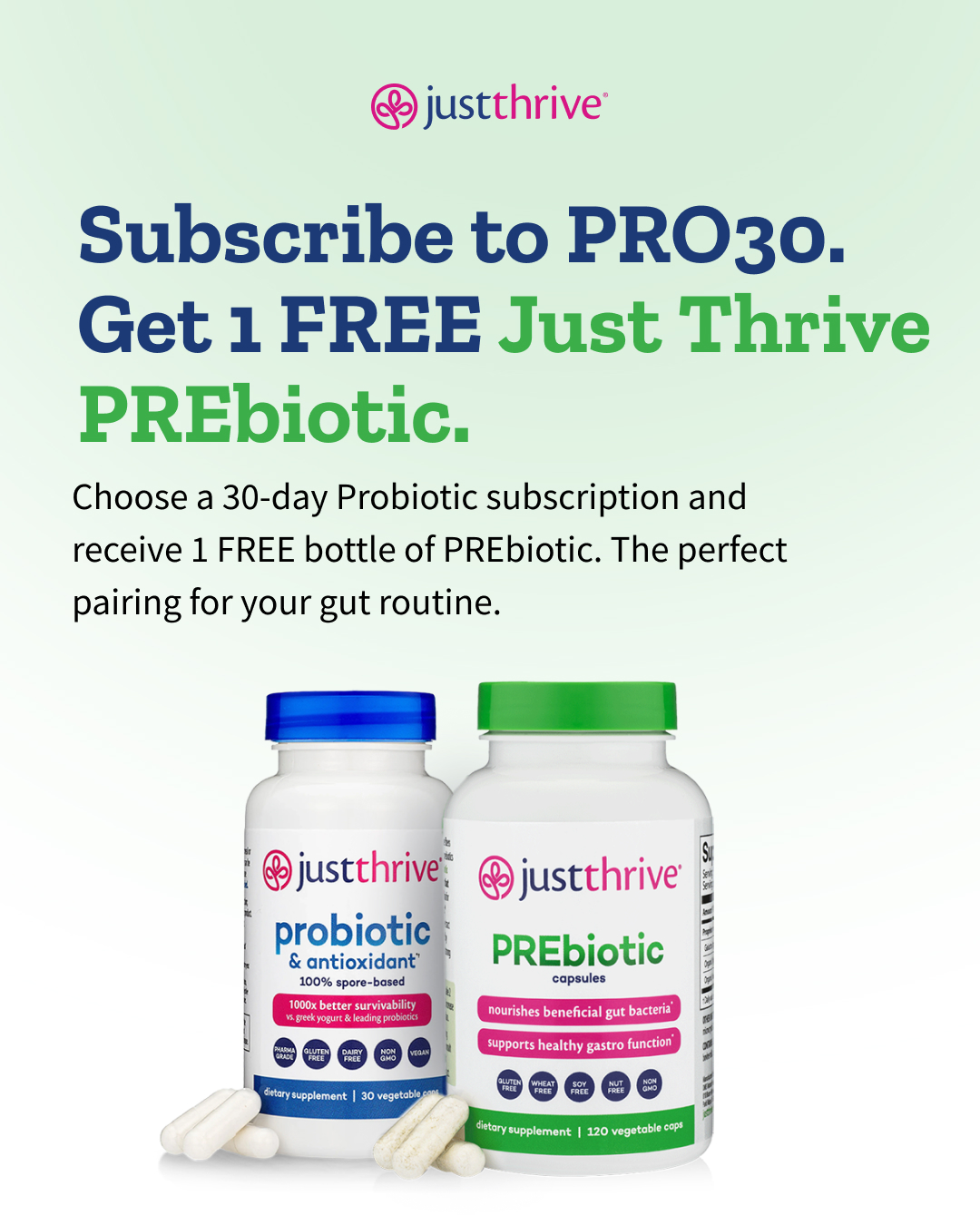 Just Thrive Facebook ad