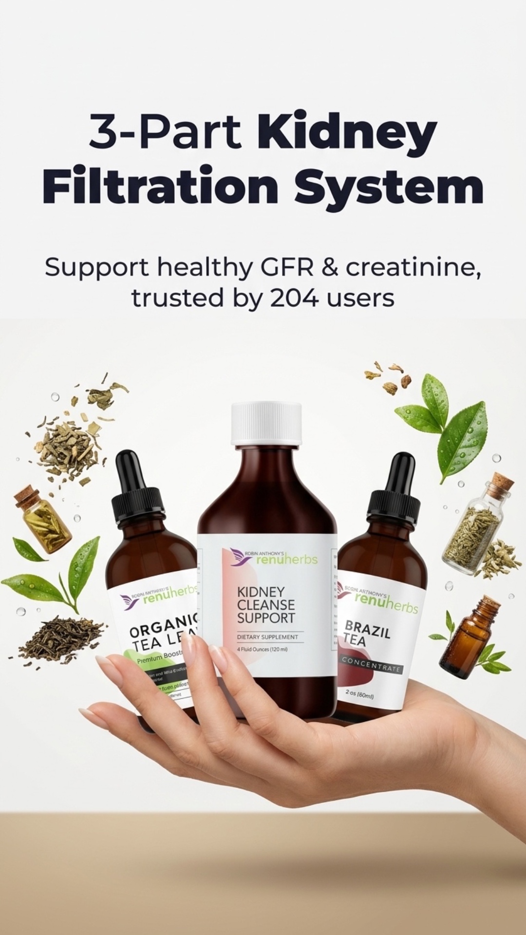 Renu Herbs by Robin Anthony Facebook ad