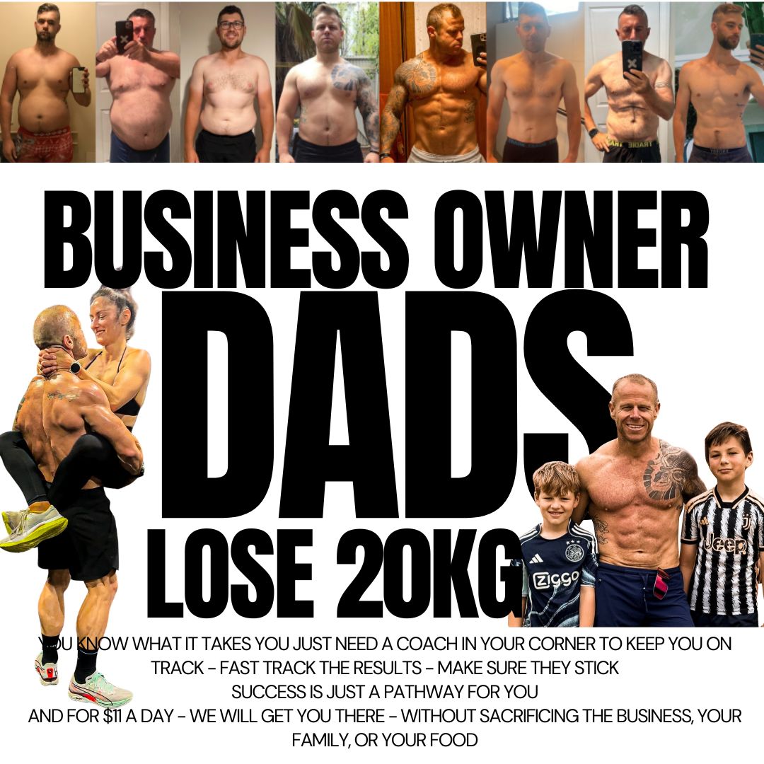 Fit Dads Club Facebook ad: DAD BOD CHALLENGE - Lose 20kg+