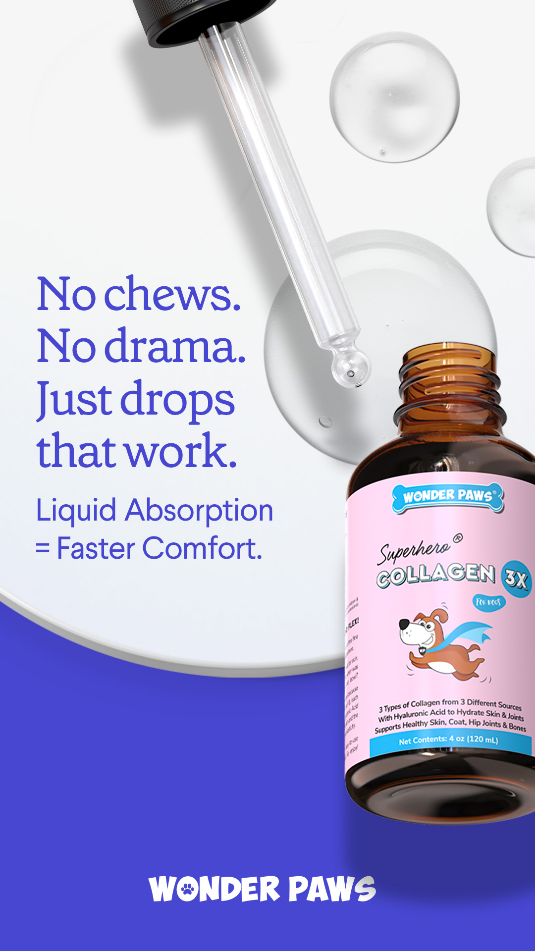 Wonder Paws Facebook ad