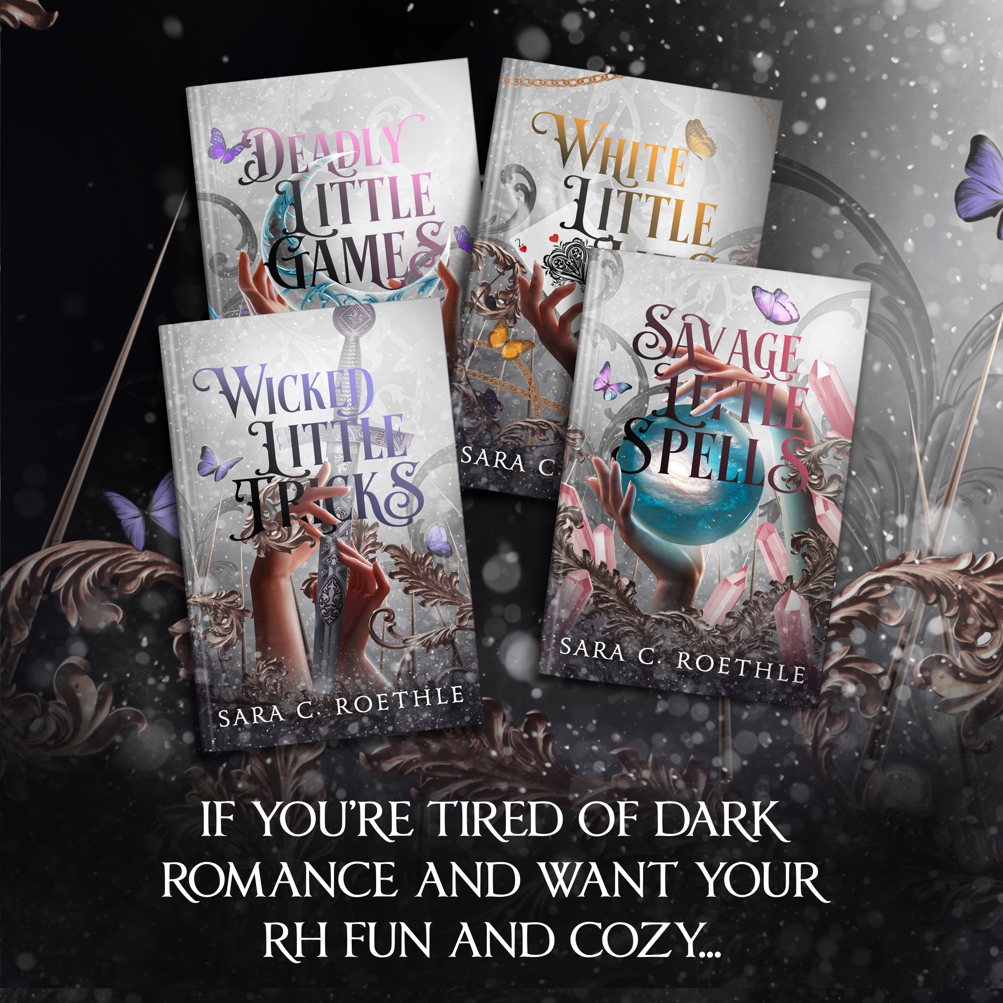 Romantasy Reads Facebook ad: Why Choose Romance