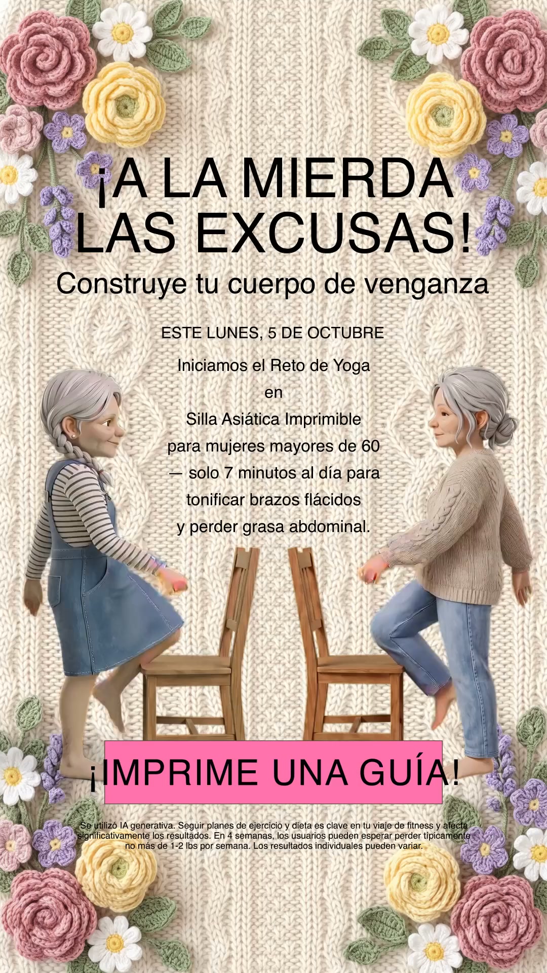 Lori Fitness Facebook ad: ¡Siéntete más fuerte, con más energía y activa…