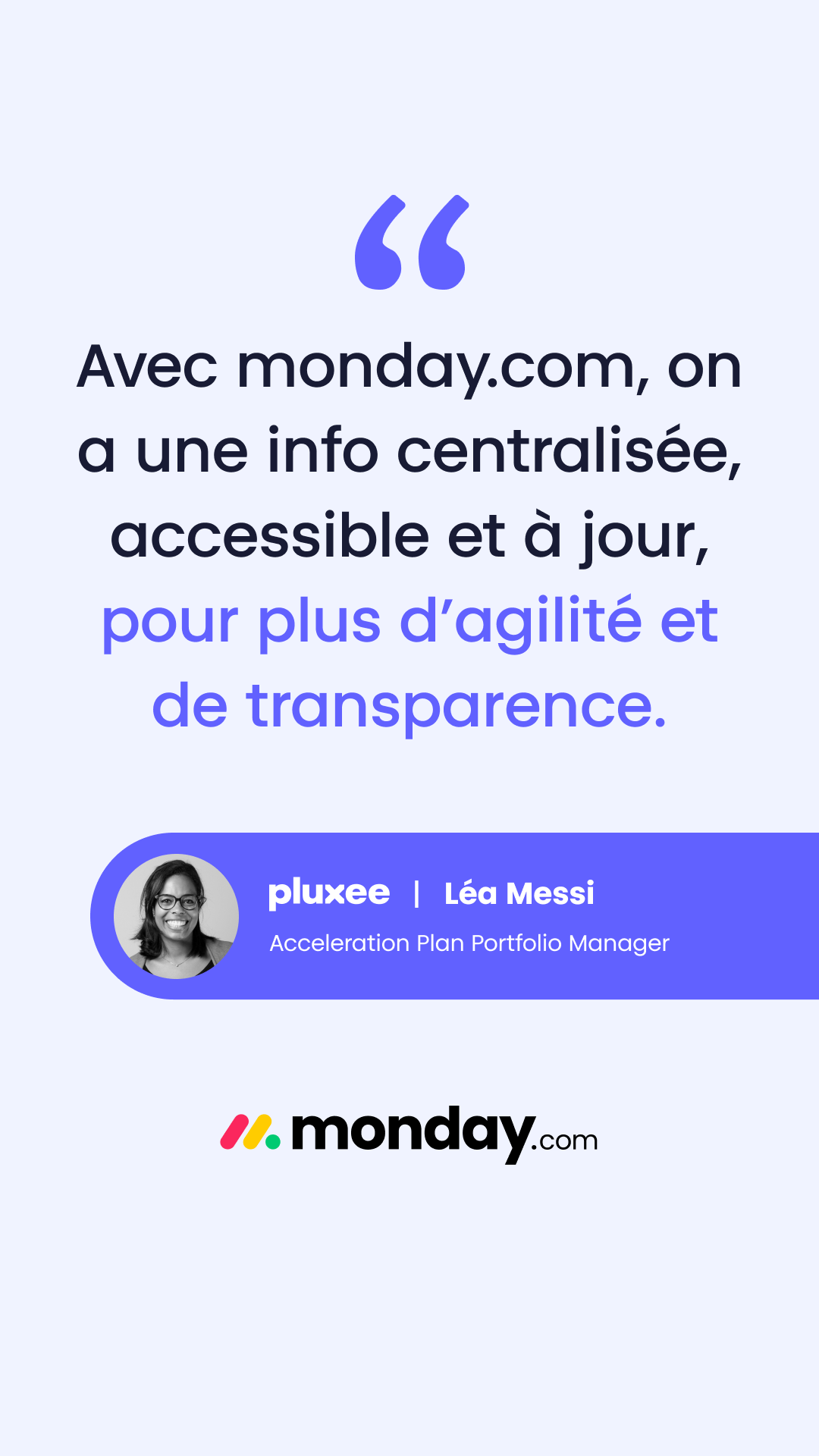 monday.com Facebook ad