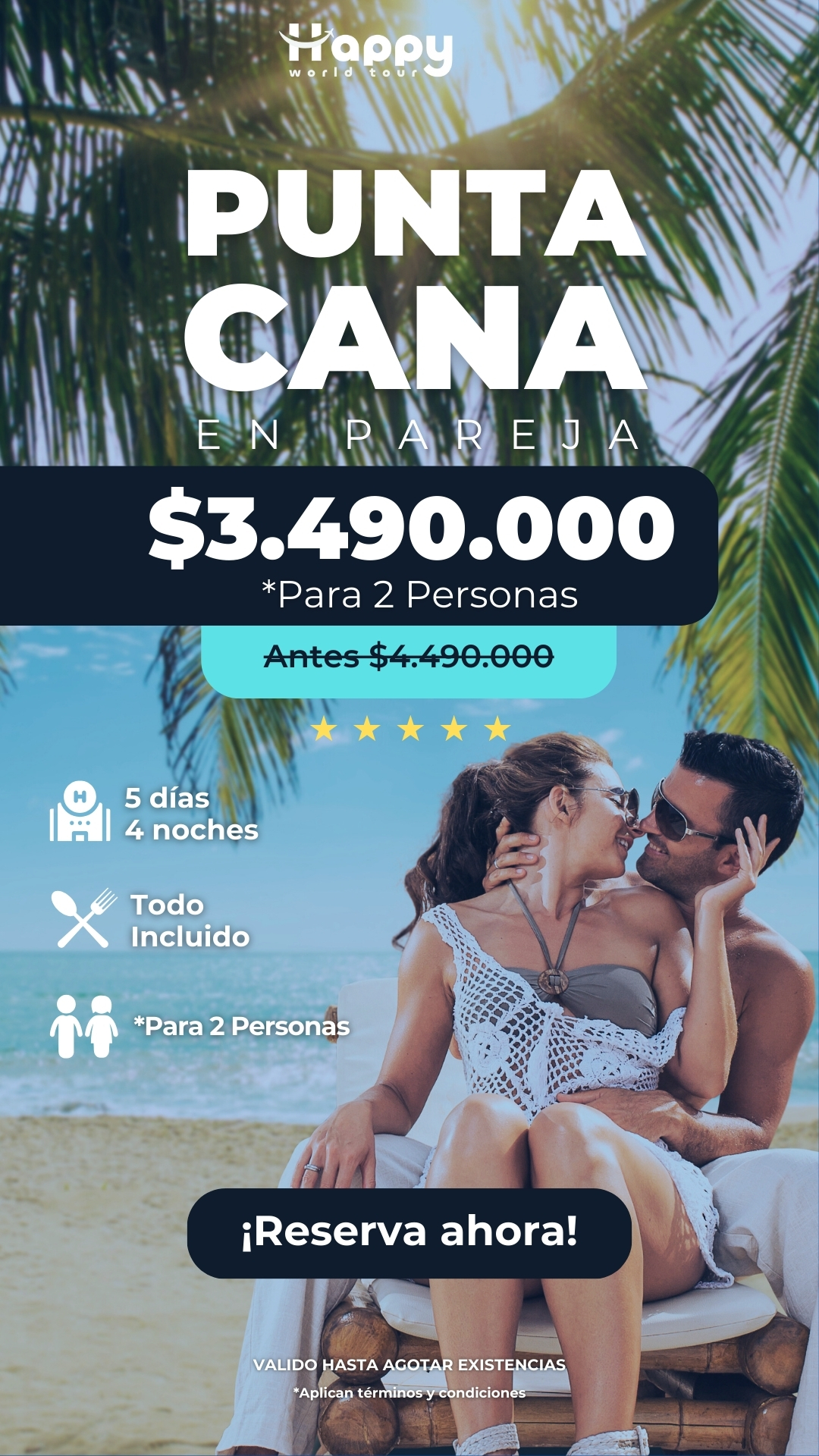 Happy world tour Facebook ad from Aug 1, 2025