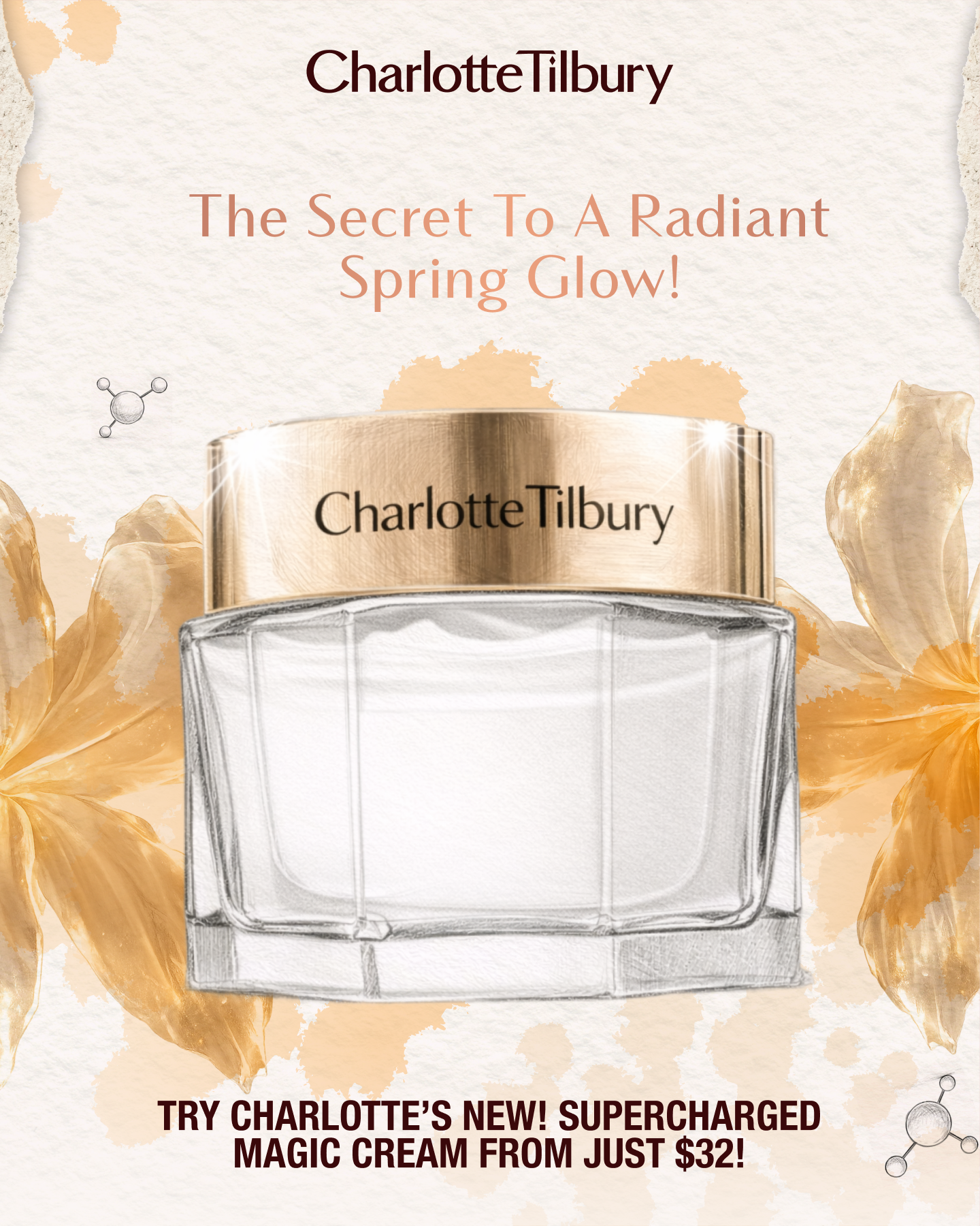 Charlotte Tilbury Skincare Facebook ad