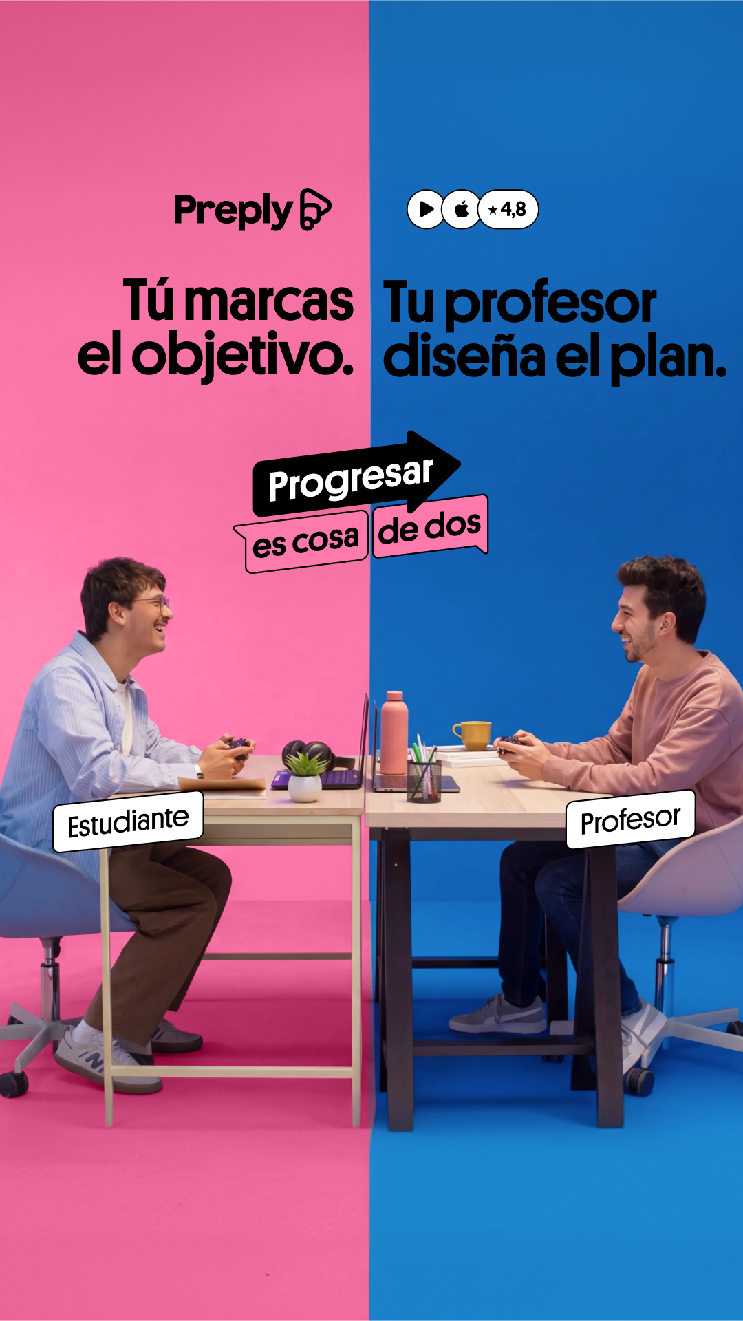 Preply Facebook ad