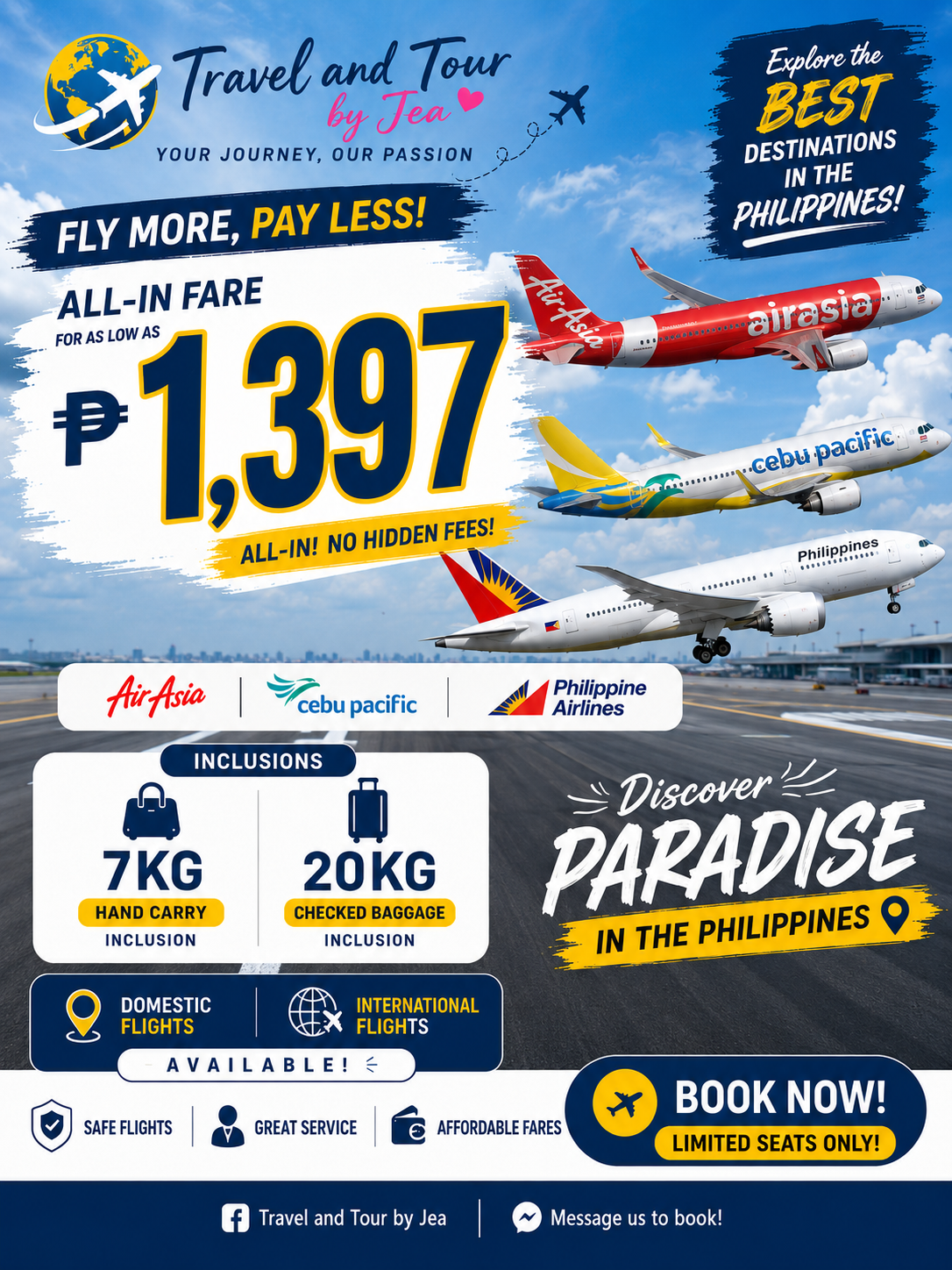 Travel and Tour by Jea Facebook ad