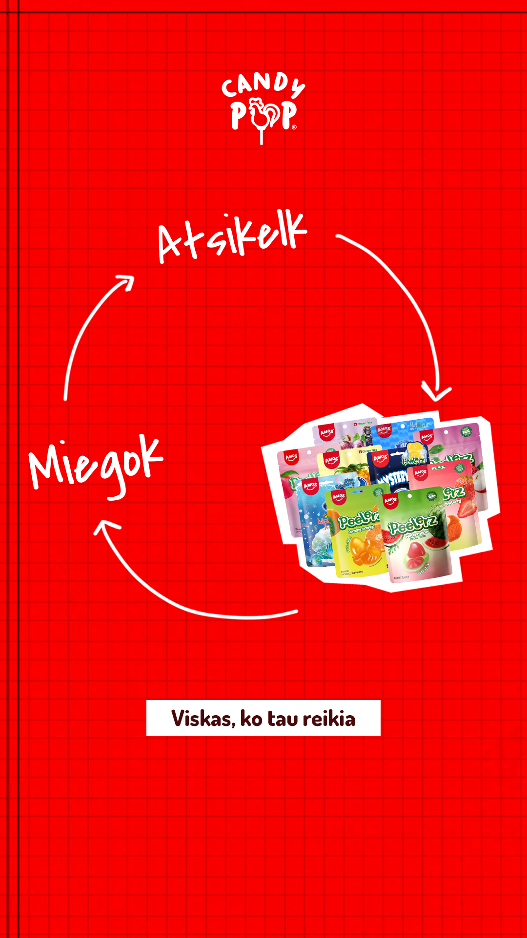 Candy POP Facebook ad