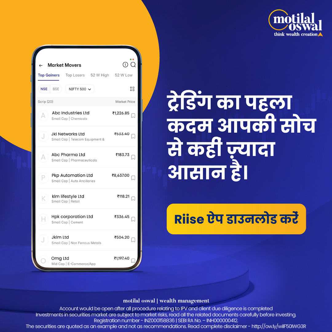 Motilal Oswal Financial Services Ltd Facebook ad