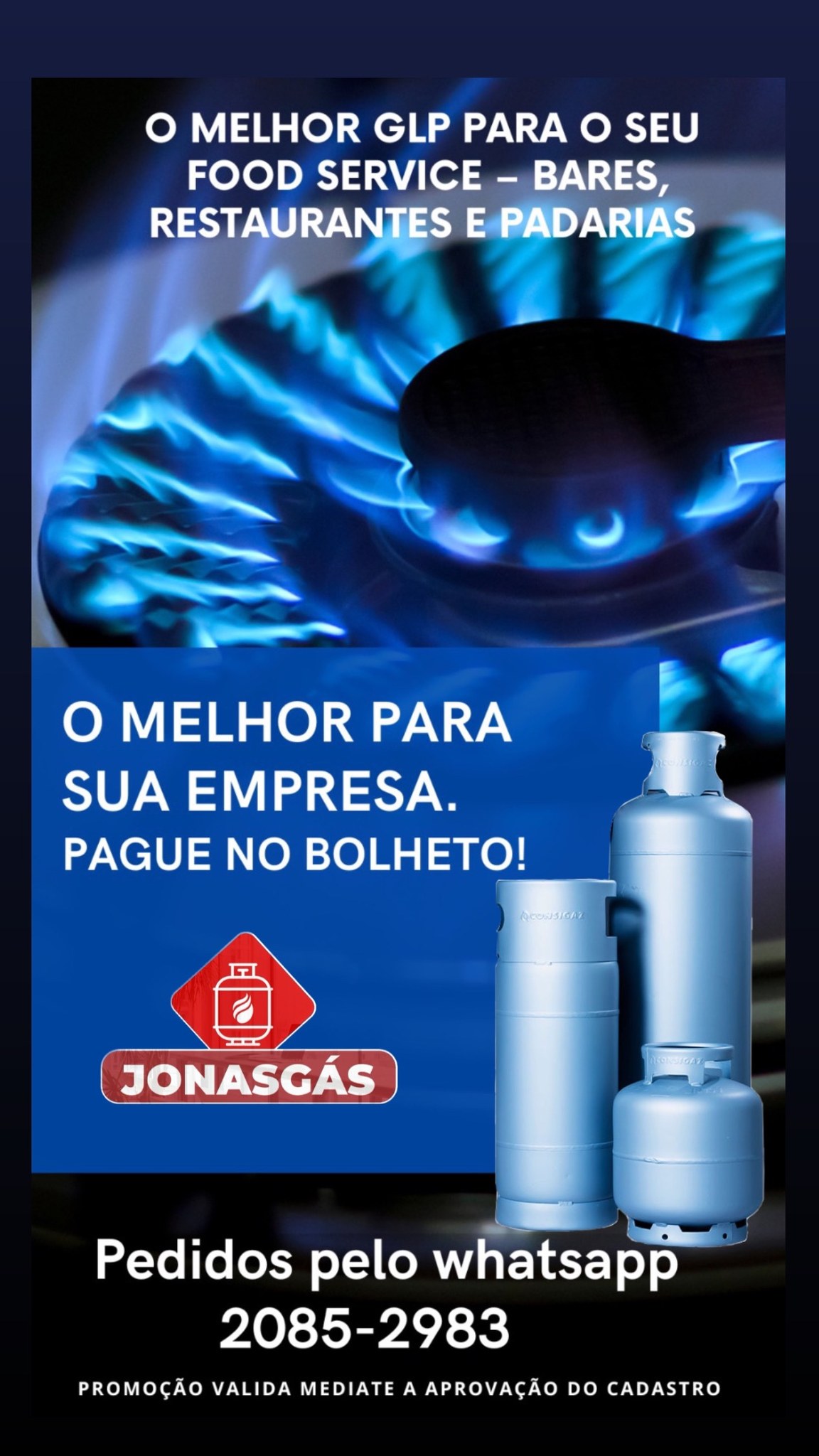 Jonas gás Facebook ad from Dec 1, 2023
