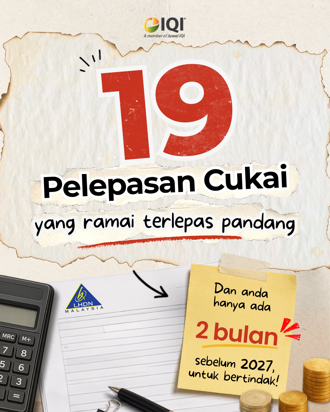 IQI Global Facebook ad: Semak Cukai Sebelum Hujung Tahun