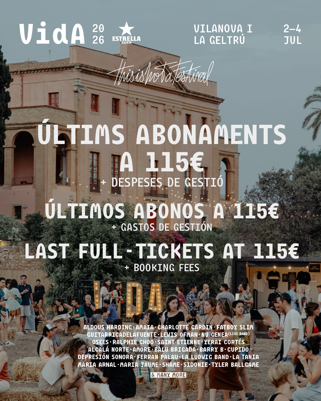 Vida Festival Facebook ad