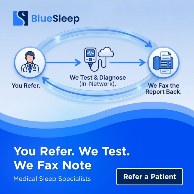 BlueSleep - Sleep Health and Wellness Facebook ad