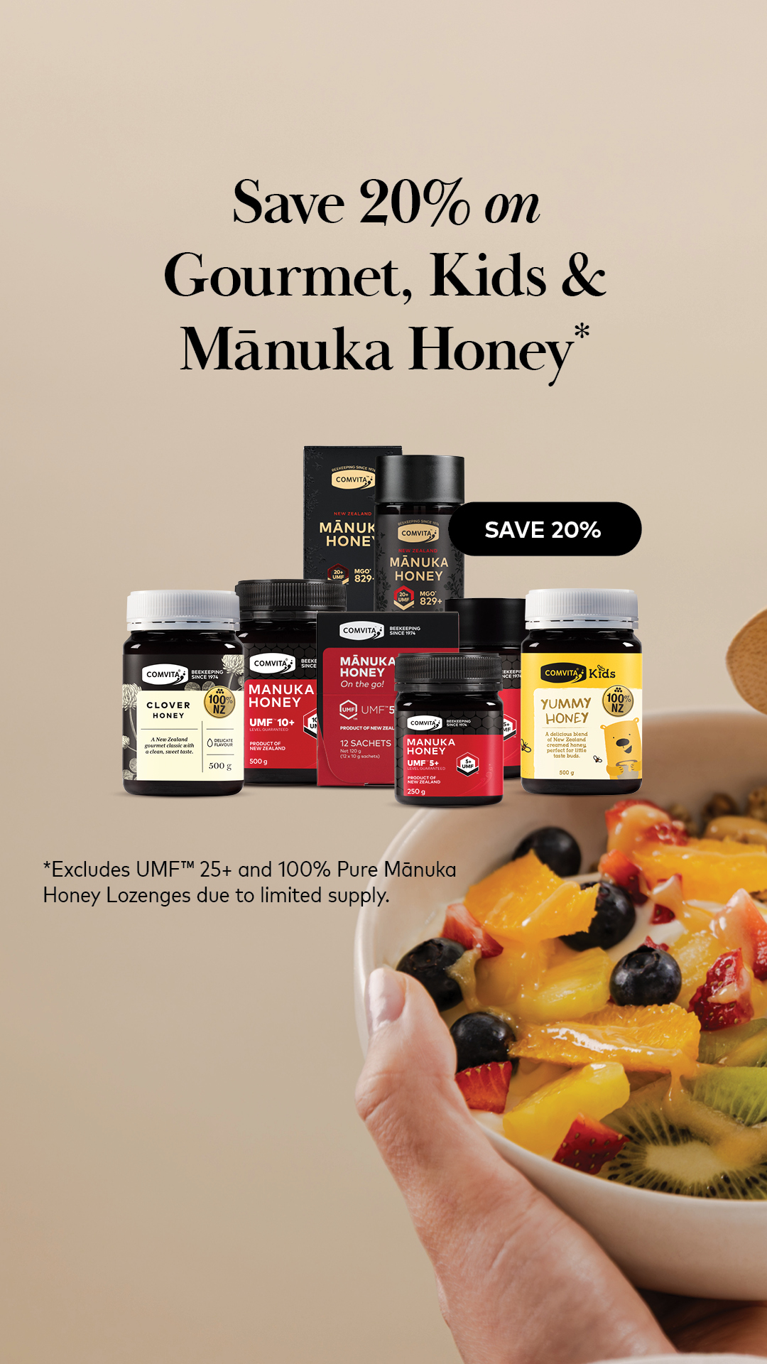 Comvita New Zealand Facebook ad