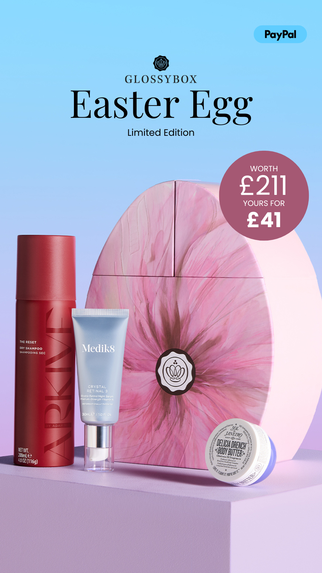 GlossyBox.co.uk Facebook ad from Mar 5, 2026