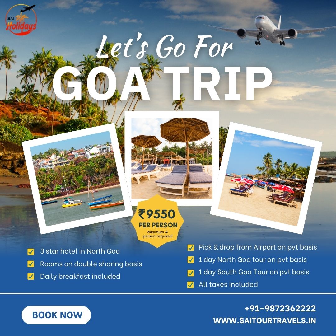 Sai Holidays Facebook ad: Explore Incredible India with Your Family!