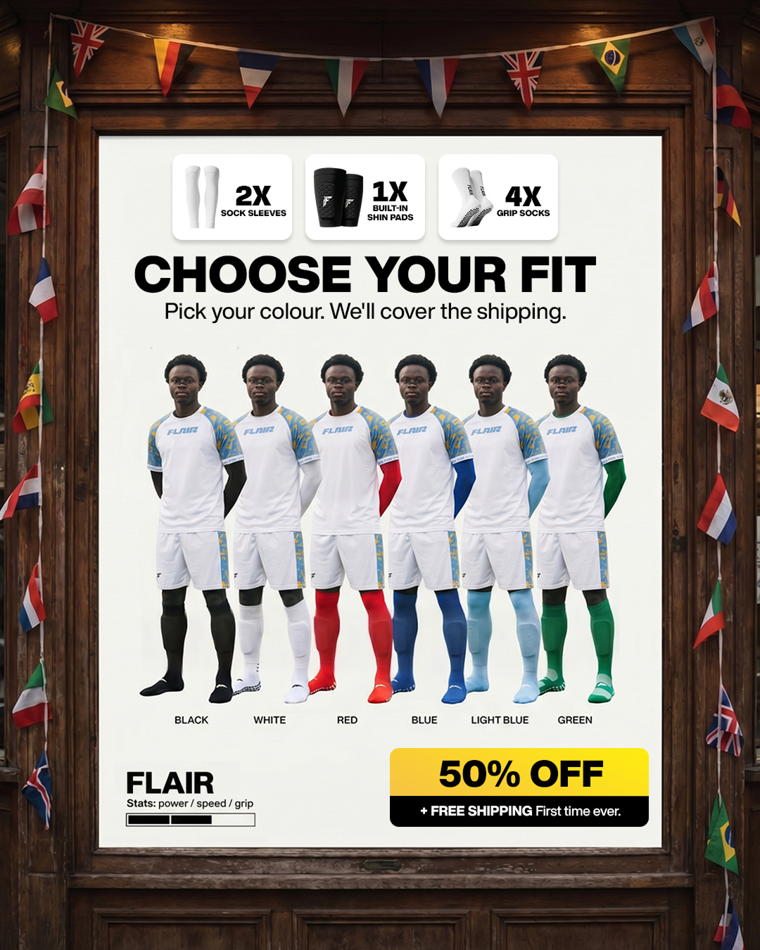 FLAIR Fútbol Facebook ad