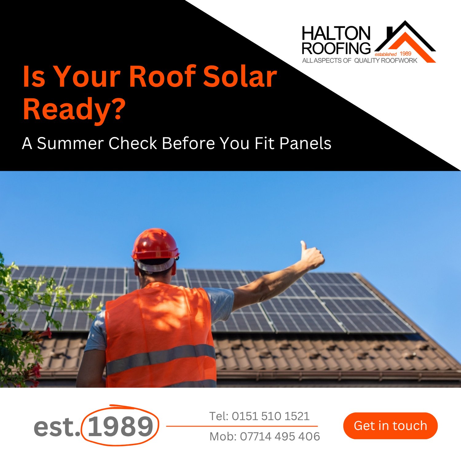 Halton roofing Facebook ad