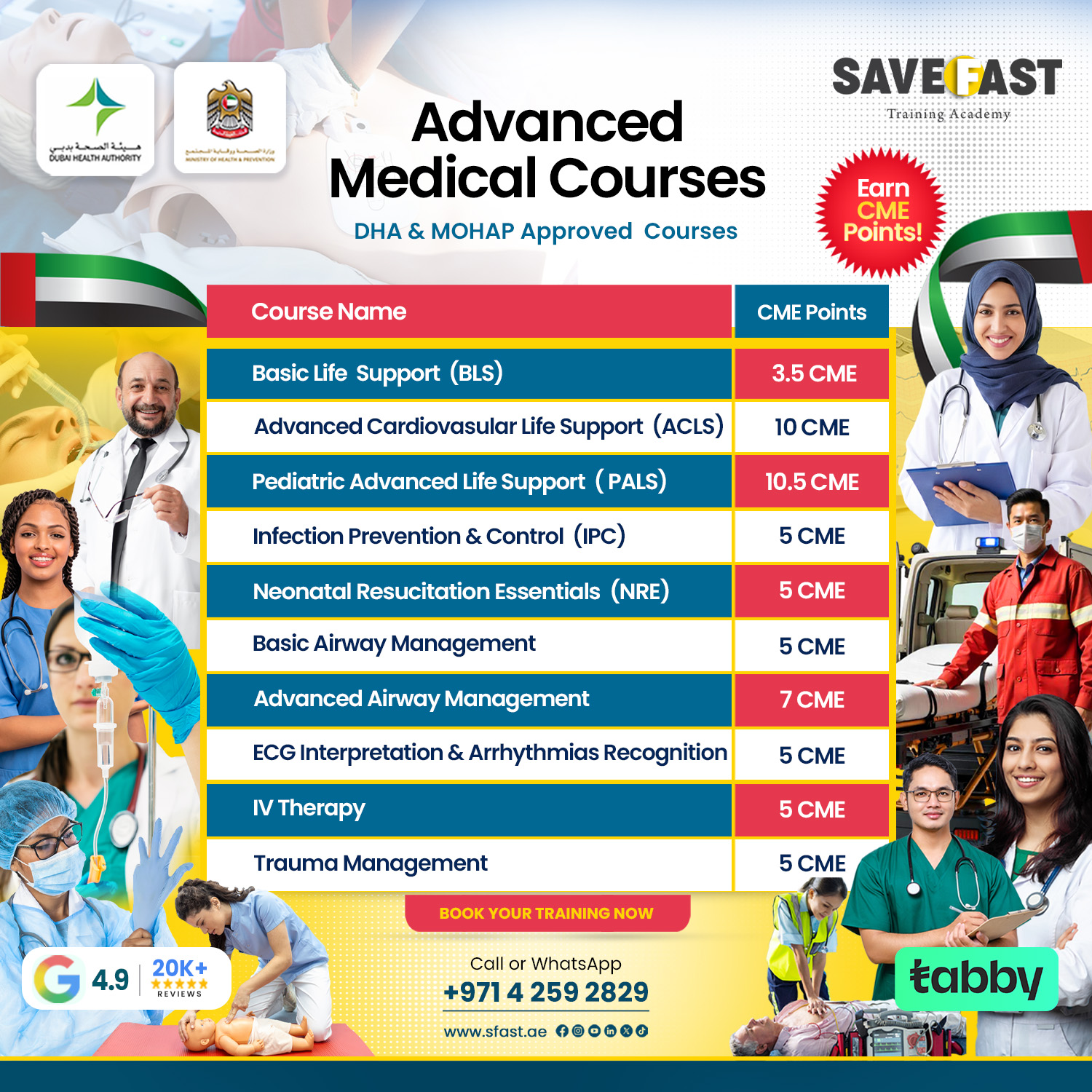 SaveFast Training Academy Facebook ad