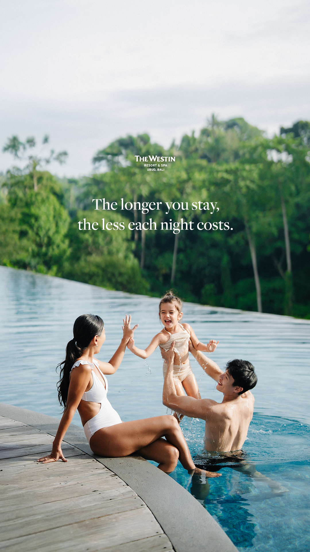 The Westin Resort & Spa Ubud, Bali Facebook ad: 3 nights or more at The Westin Ubud…