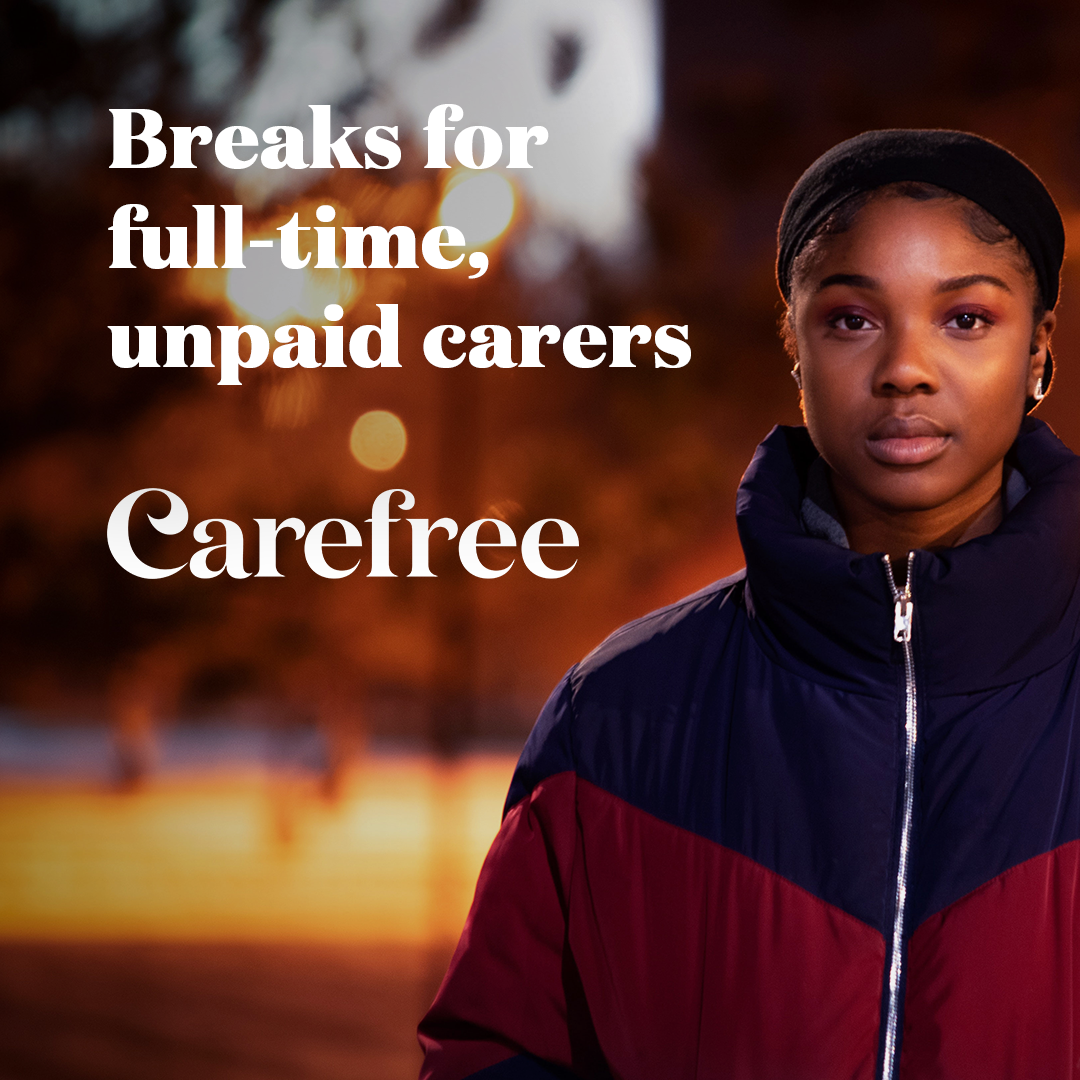 Carefree Facebook ad: Accomodation for unpaid carers