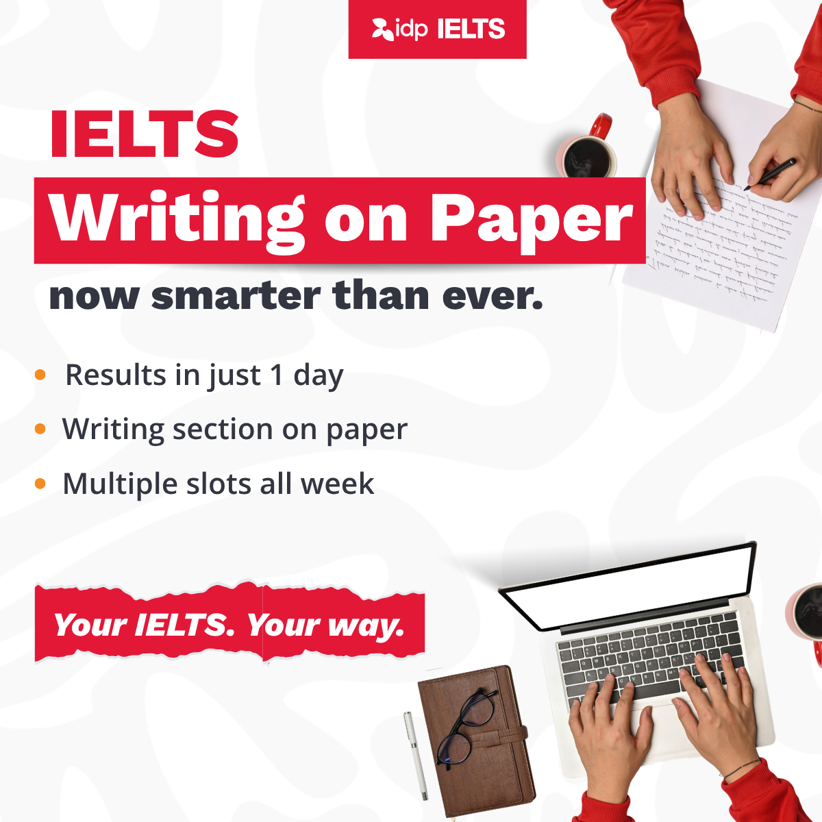 IELTS Essentials from IDP - NP Facebook ad