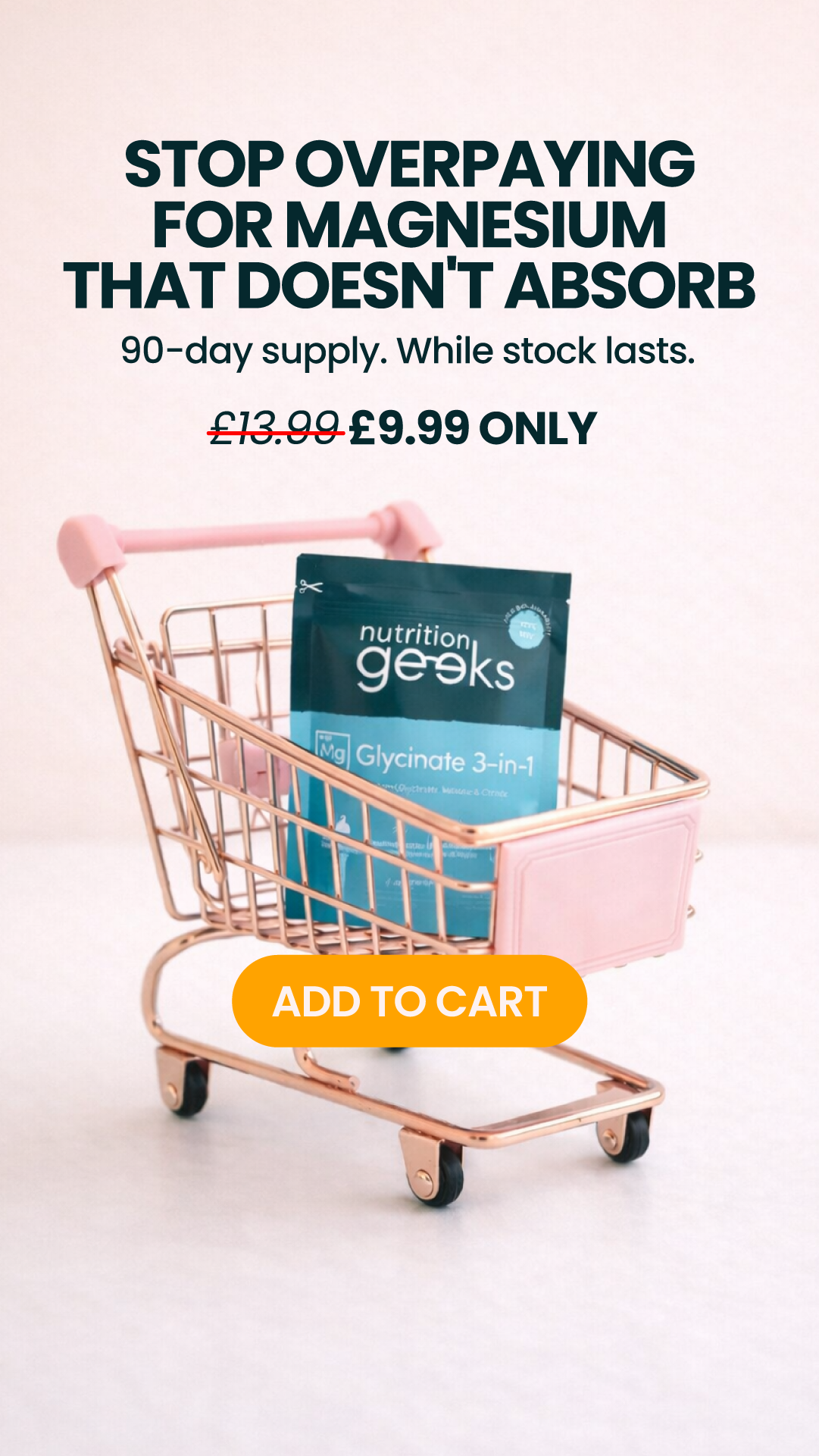 Nutrition Geeks Facebook ad