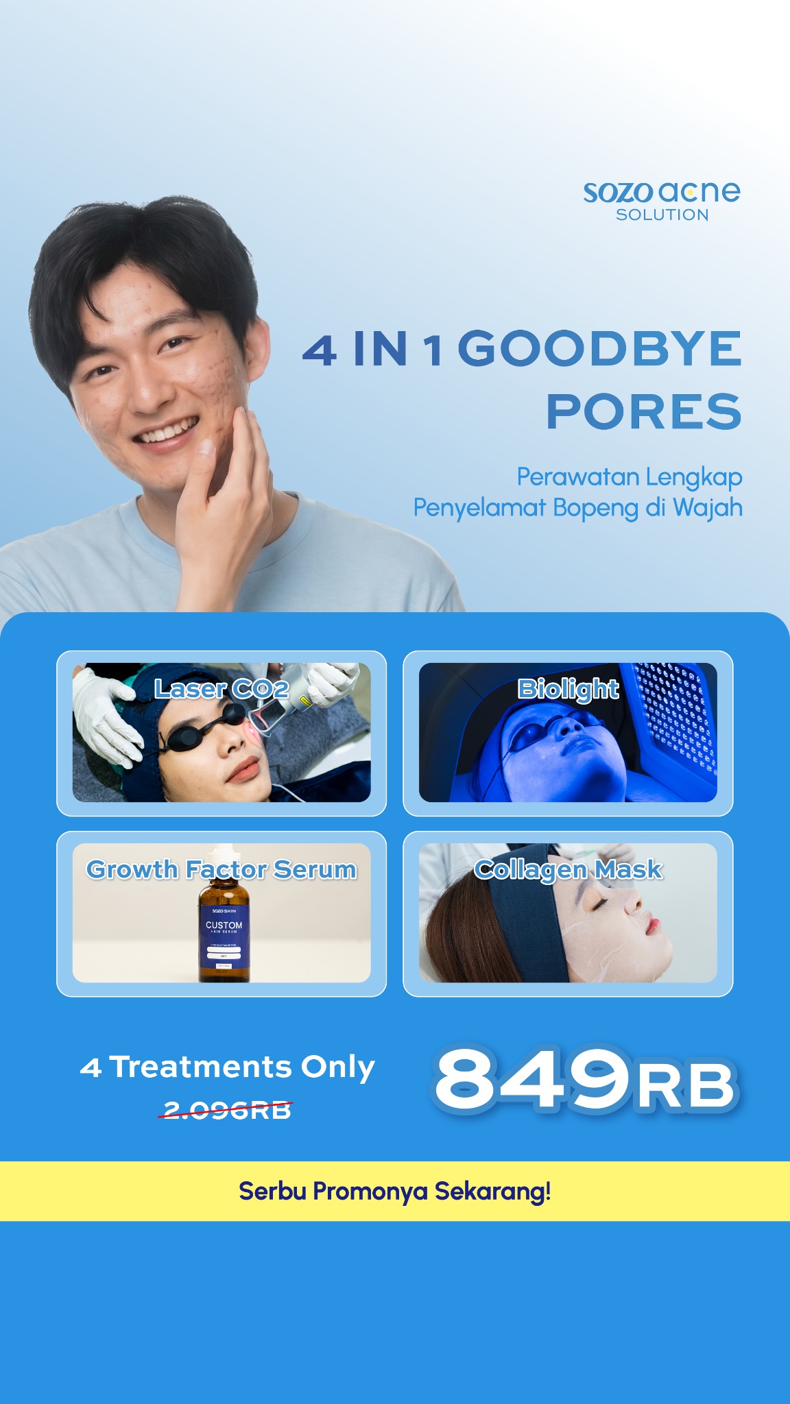 Sozo Acne Facebook ad