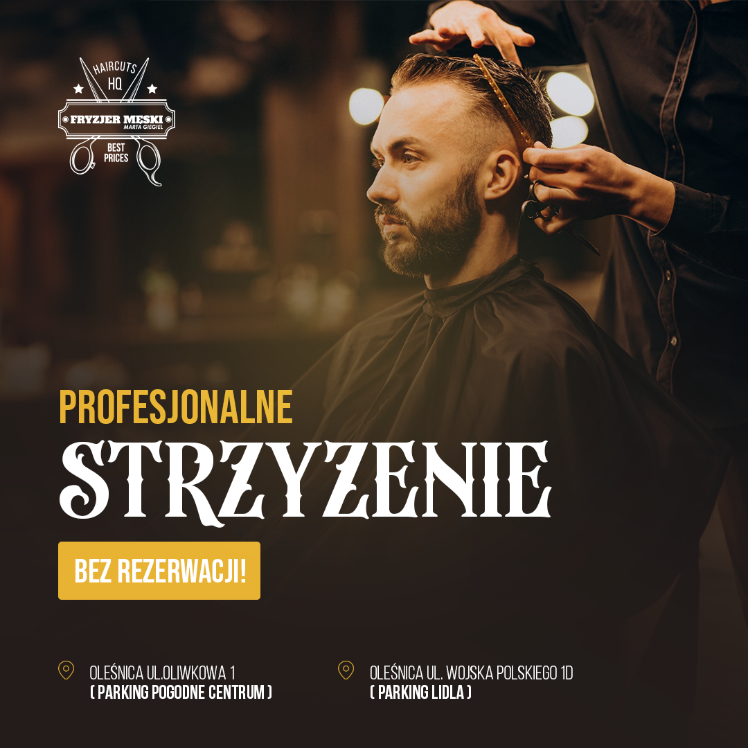 Fryzjer Męski Oleśnica Facebook ad from Aug 6, 2024